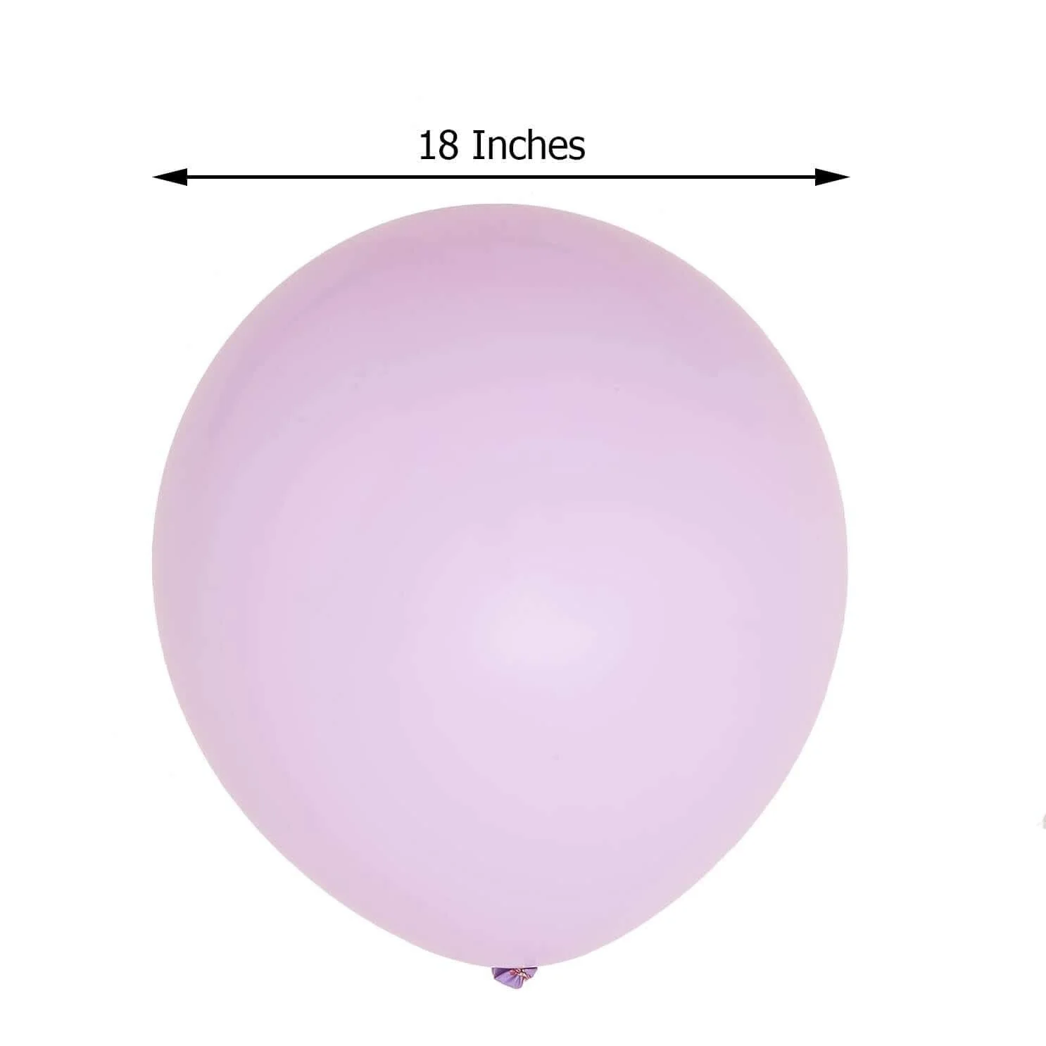 10 Pack Matte Pastel Lavender Lilac Helium or Air Latex Party Balloons 18" - Image 3