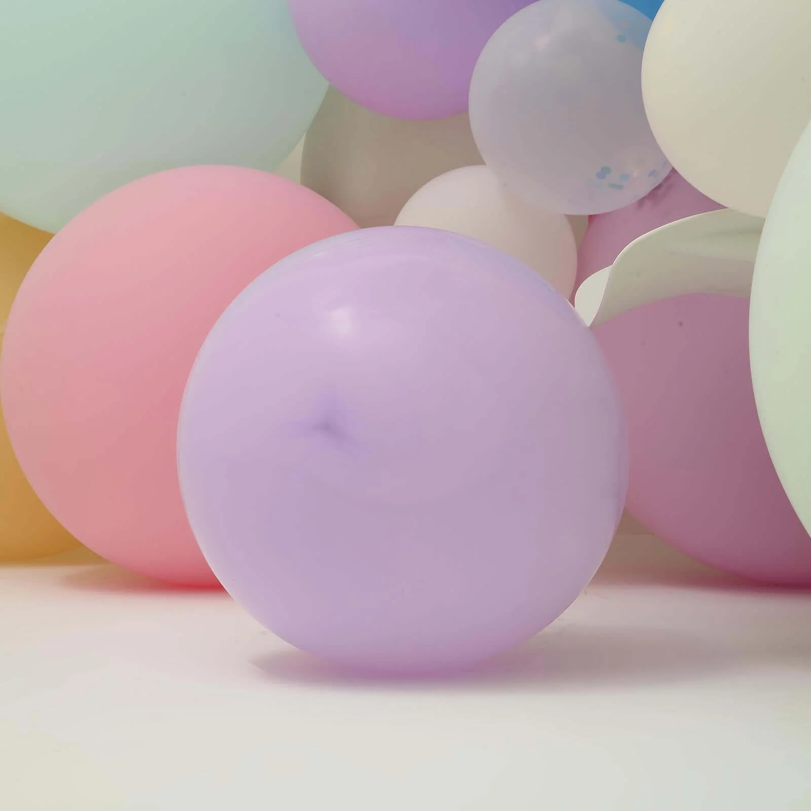 10 Pack Matte Pastel Lavender Lilac Helium or Air Latex Party Balloons 18" - Image 9