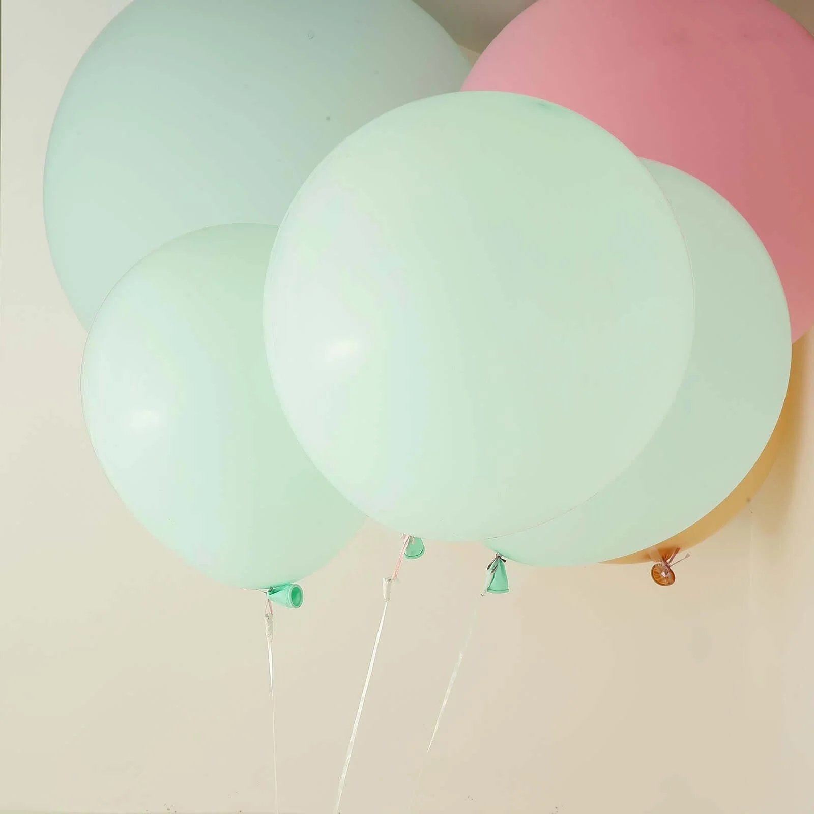 10 Pack Matte Pastel Seafoam Helium or Air Latex Party Balloons 18" - Image 13