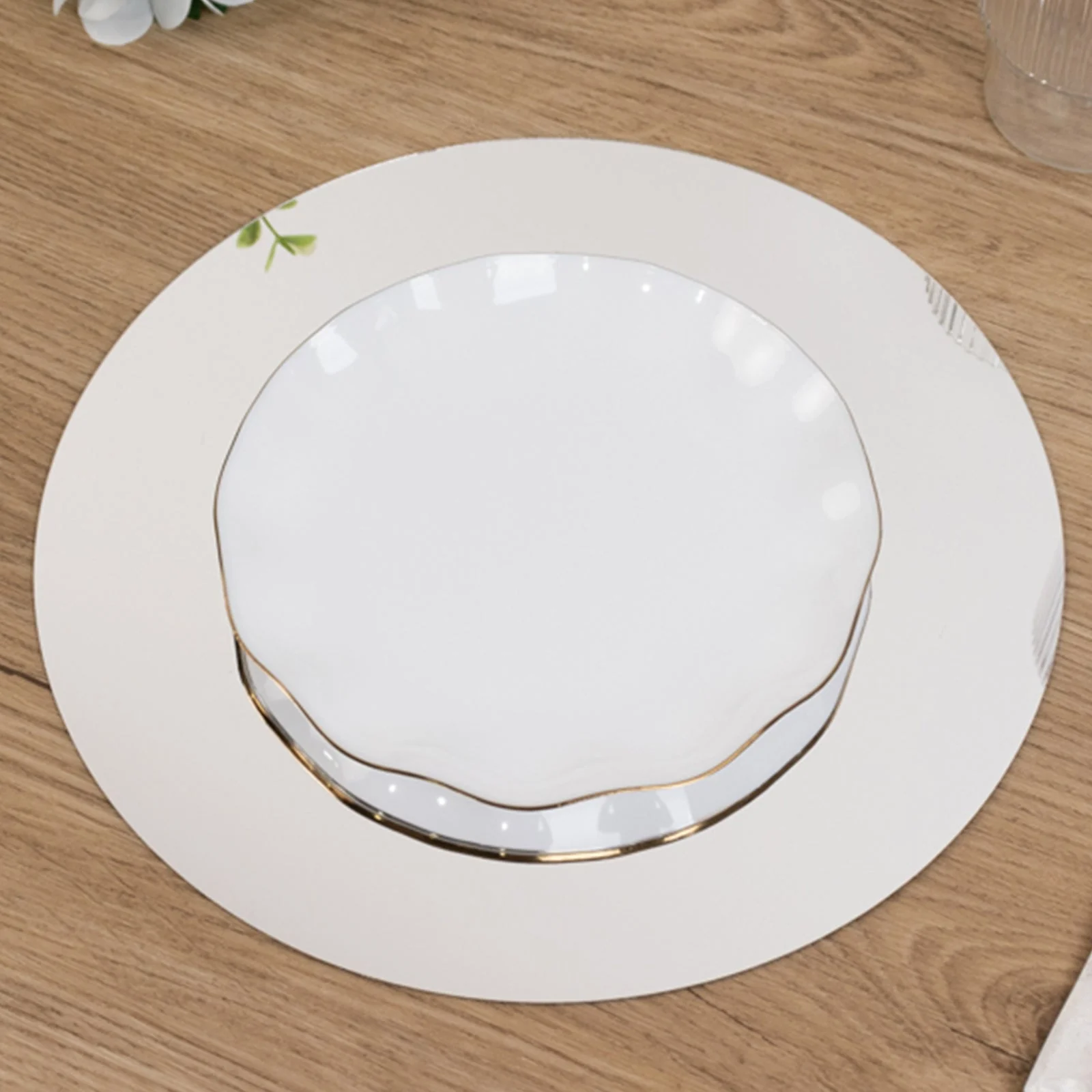 10-Pack Acrylic Mirror Tray 10" Round Silver Circle Candle Plate - Decorative Centerpiece Bases - Image 6
