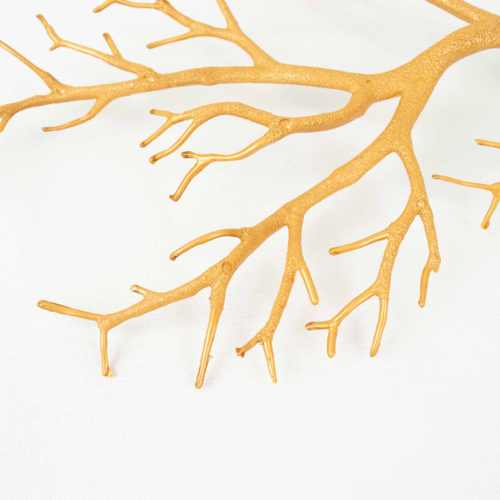 10-Pack Artificial Manzanita Tree Branch 14" Metallic Gold - Image 15