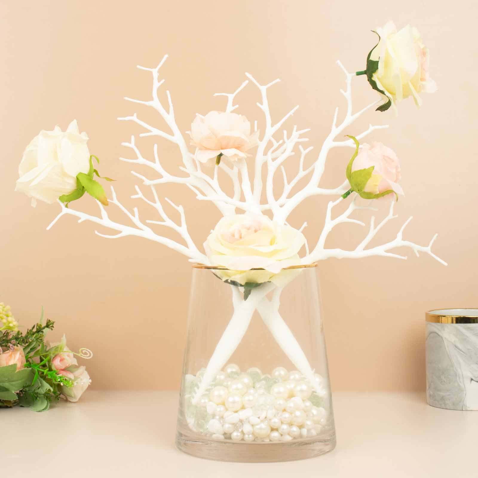 10-Pack Artificial Manzanita Tree Branch 14" White - Image 11