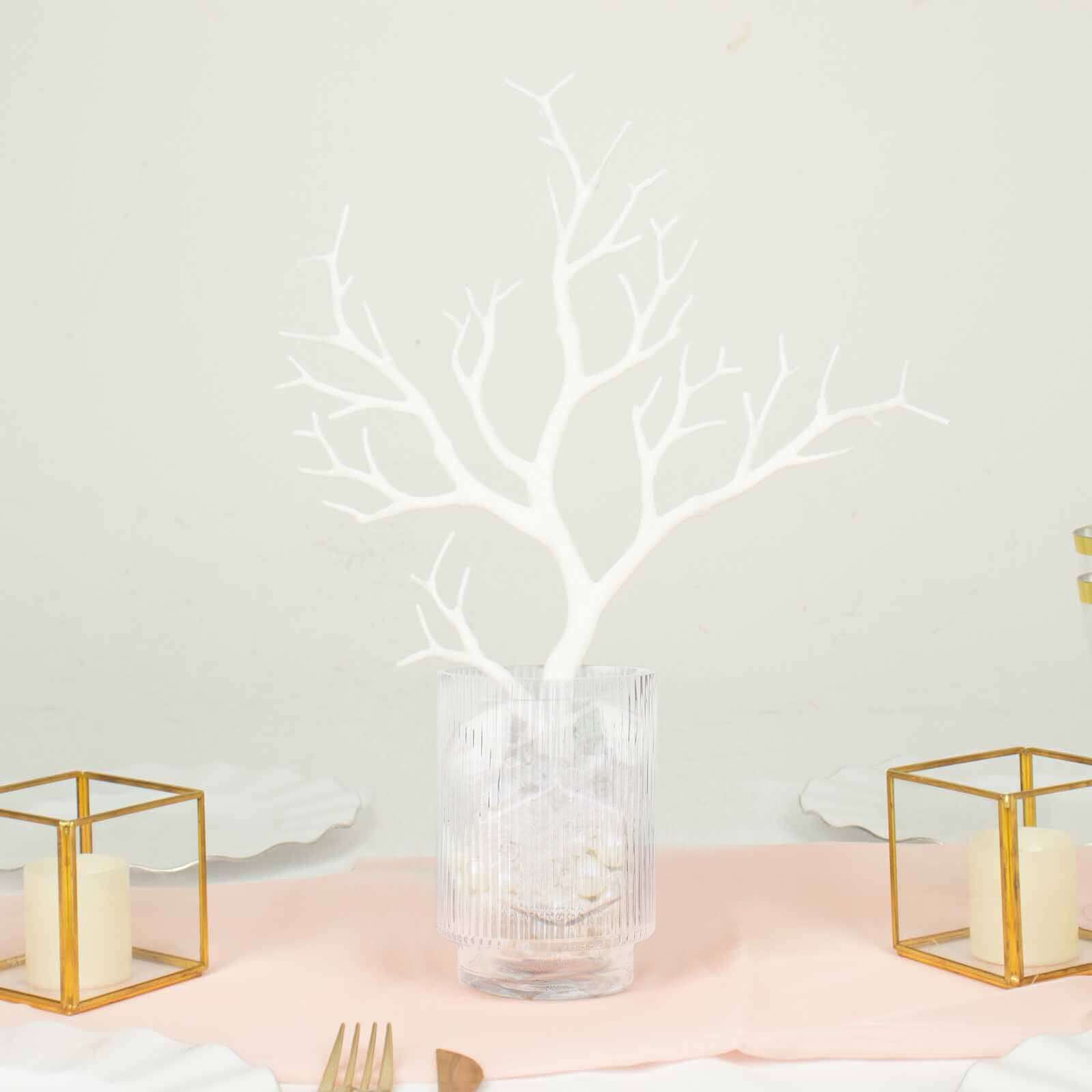 10-Pack Artificial Manzanita Tree Branch 14" White - Image 12