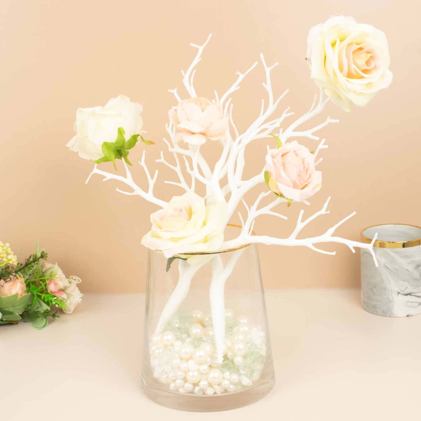 10-Pack Artificial Manzanita Tree Branch 14" White - Image 14