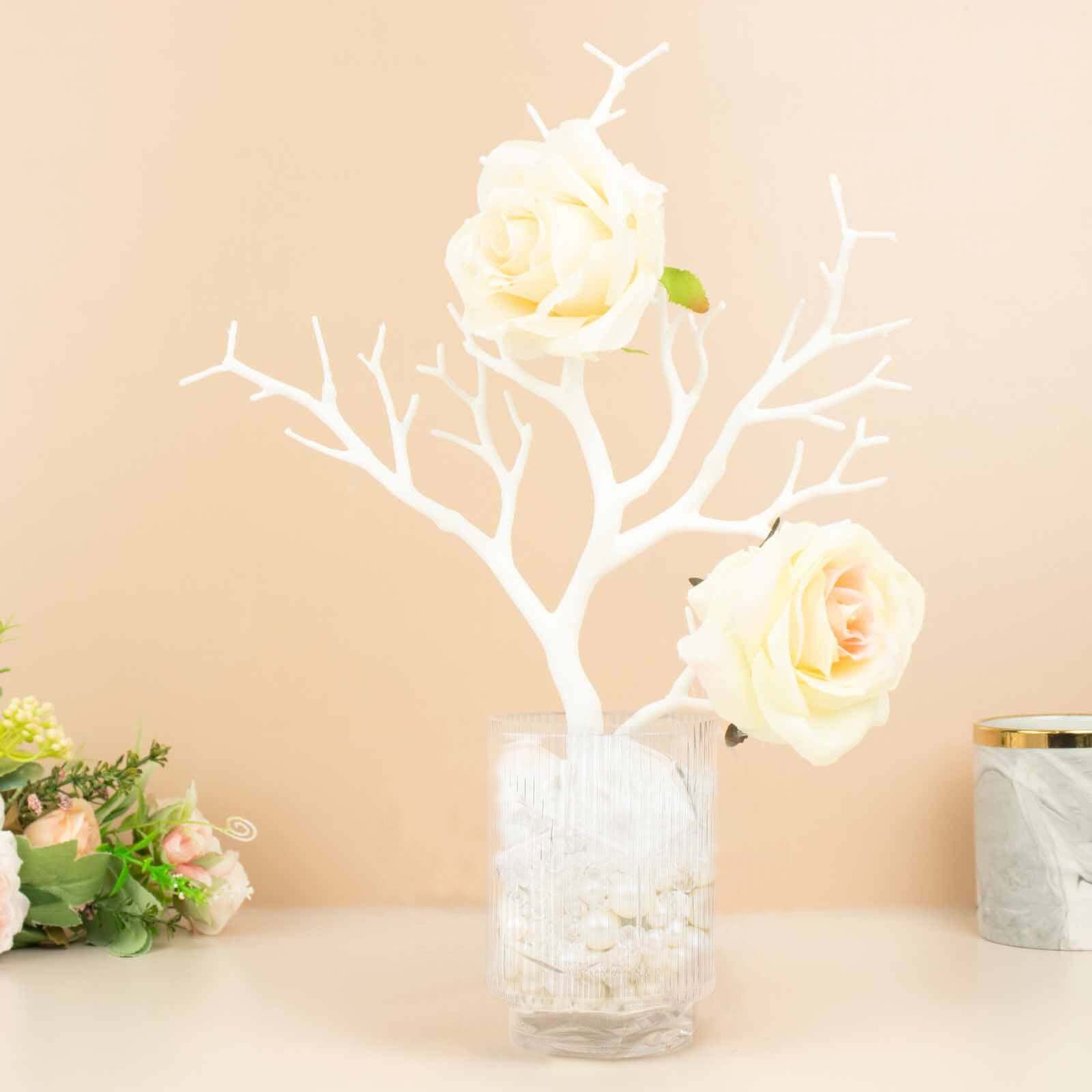 10-Pack Artificial Manzanita Tree Branch 14" White - Image 8