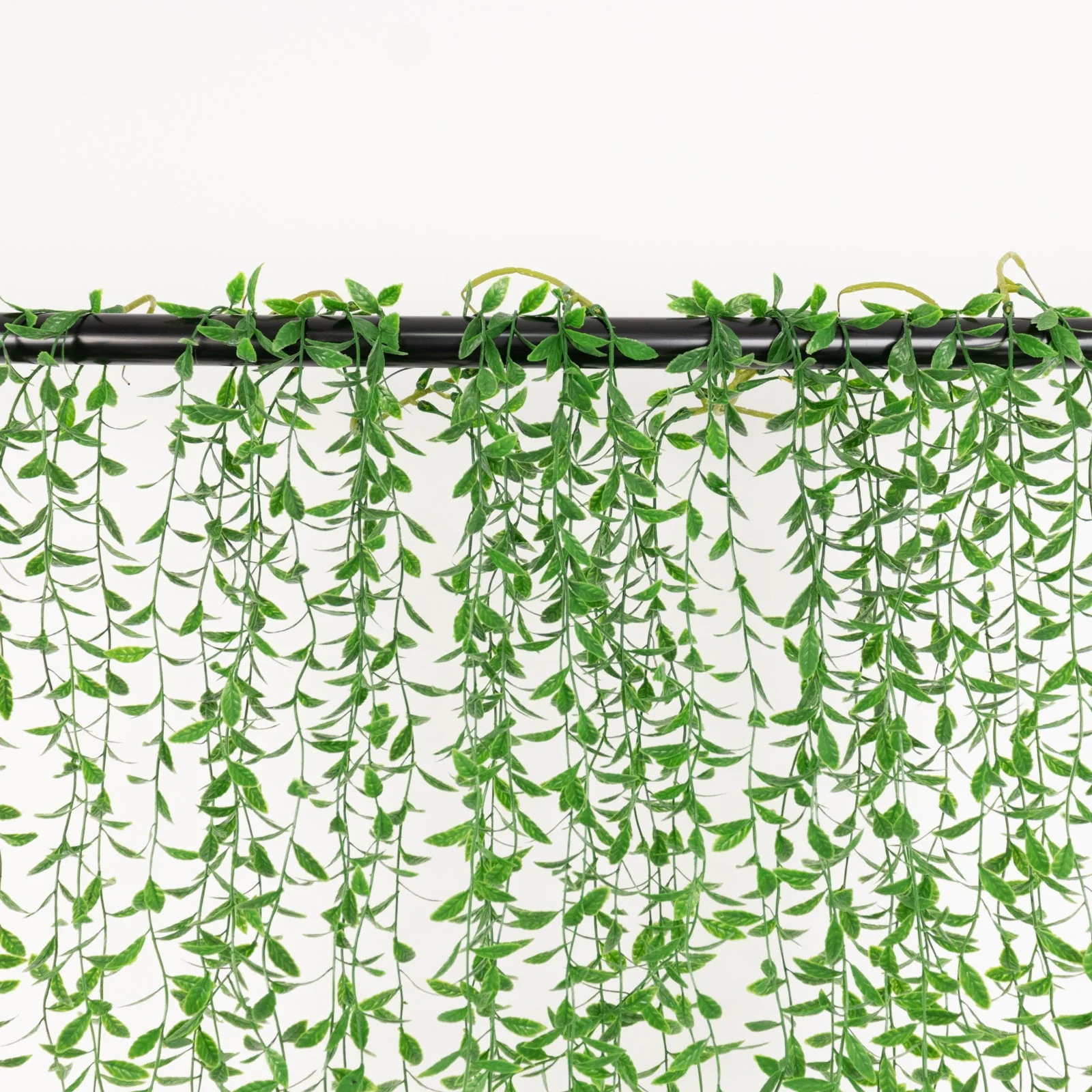 10 Pack Artificial Weeping Willow Leaves Hanging Vines with Stems, Fake Ivy Greenery Garland for Backdrop Wall Decor - 3.5ft - Image 8