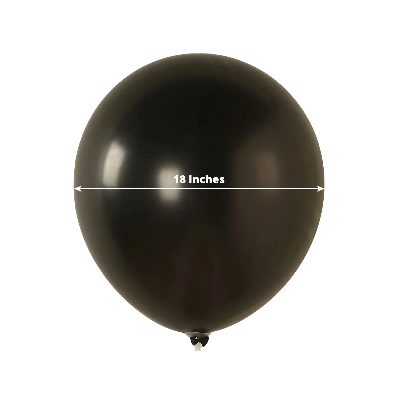 10 Pack Black Biodegradable Balloons, Eco-friendly Thickened Extra Strong Latex Helium Party Balloons - 18" - Image 3