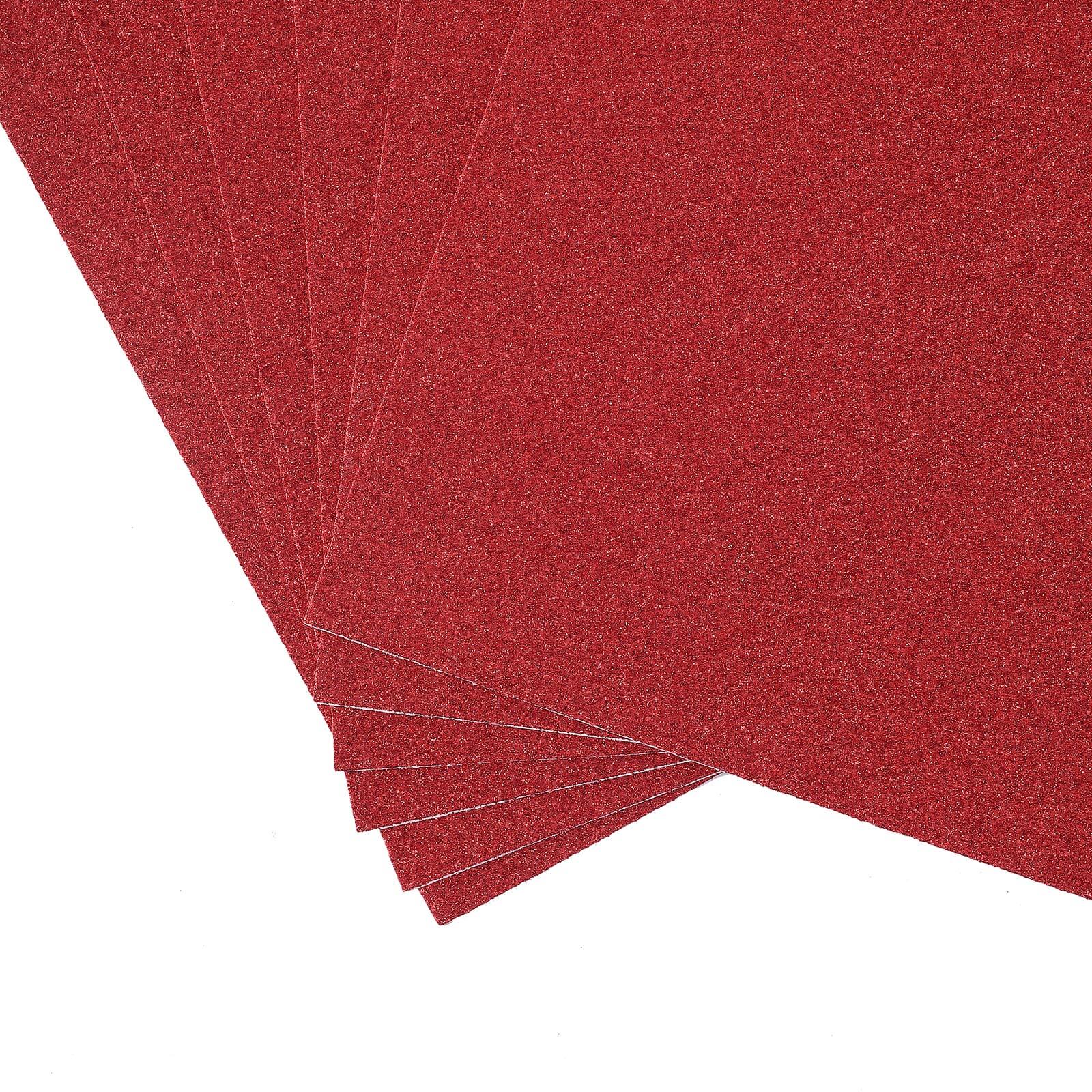 10 Pack Burgundy Self-Adhesive Glitter DIY Craft Foam Sheets 12"x10" - Image 19