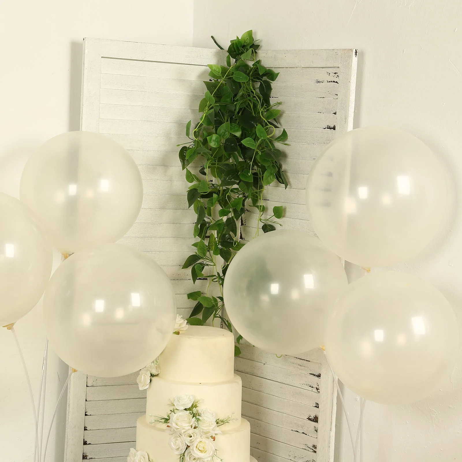 10 Pack Clear Biodegradable Balloons, Eco-friendly Thickened Extra Strong Latex Helium Party Balloons - 18" - Image 4