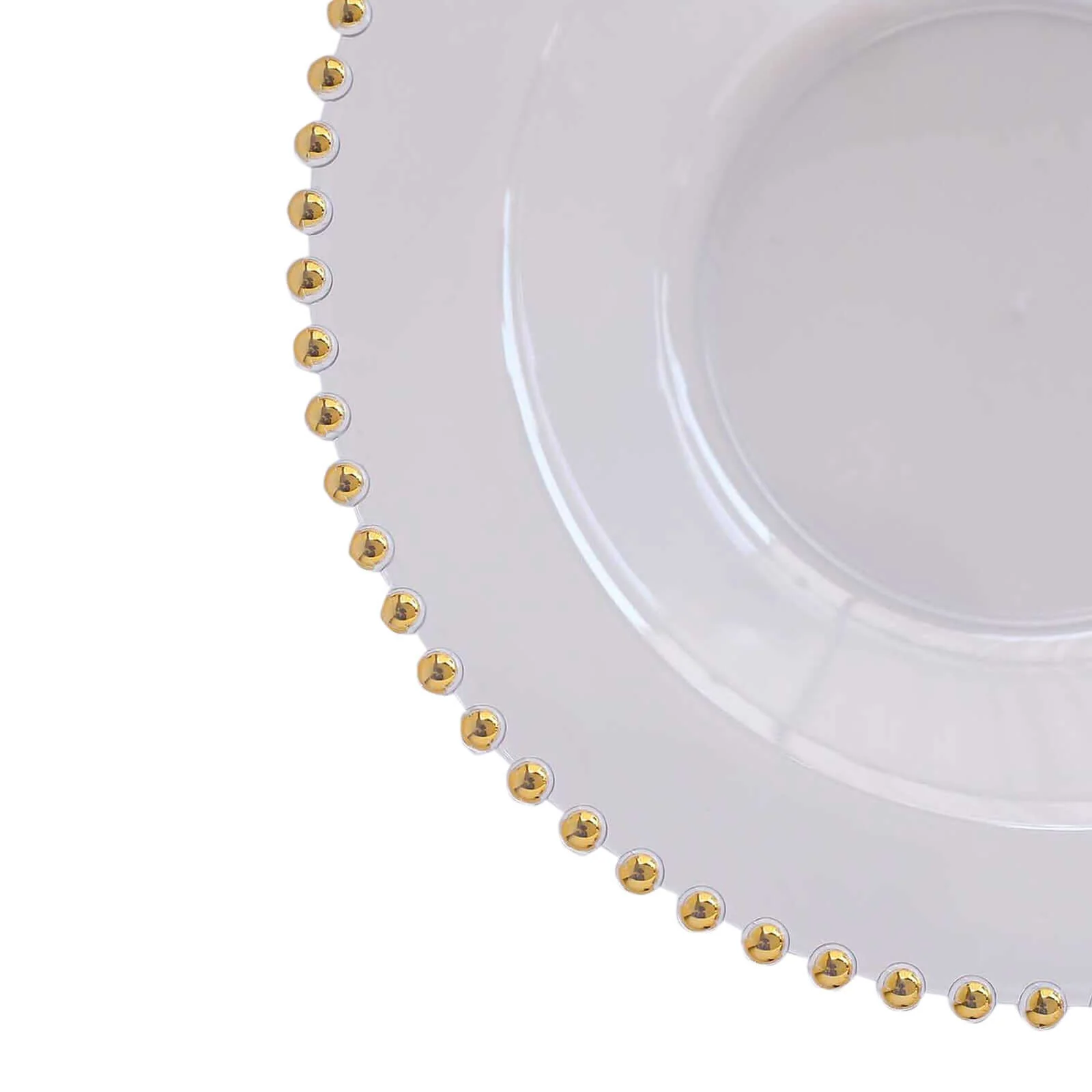 10-Pack Clear Plastic Soup Bowls 12oz, Gold Beaded Rim Round Design - Disposable Dessert Salad Bowls - Image 10