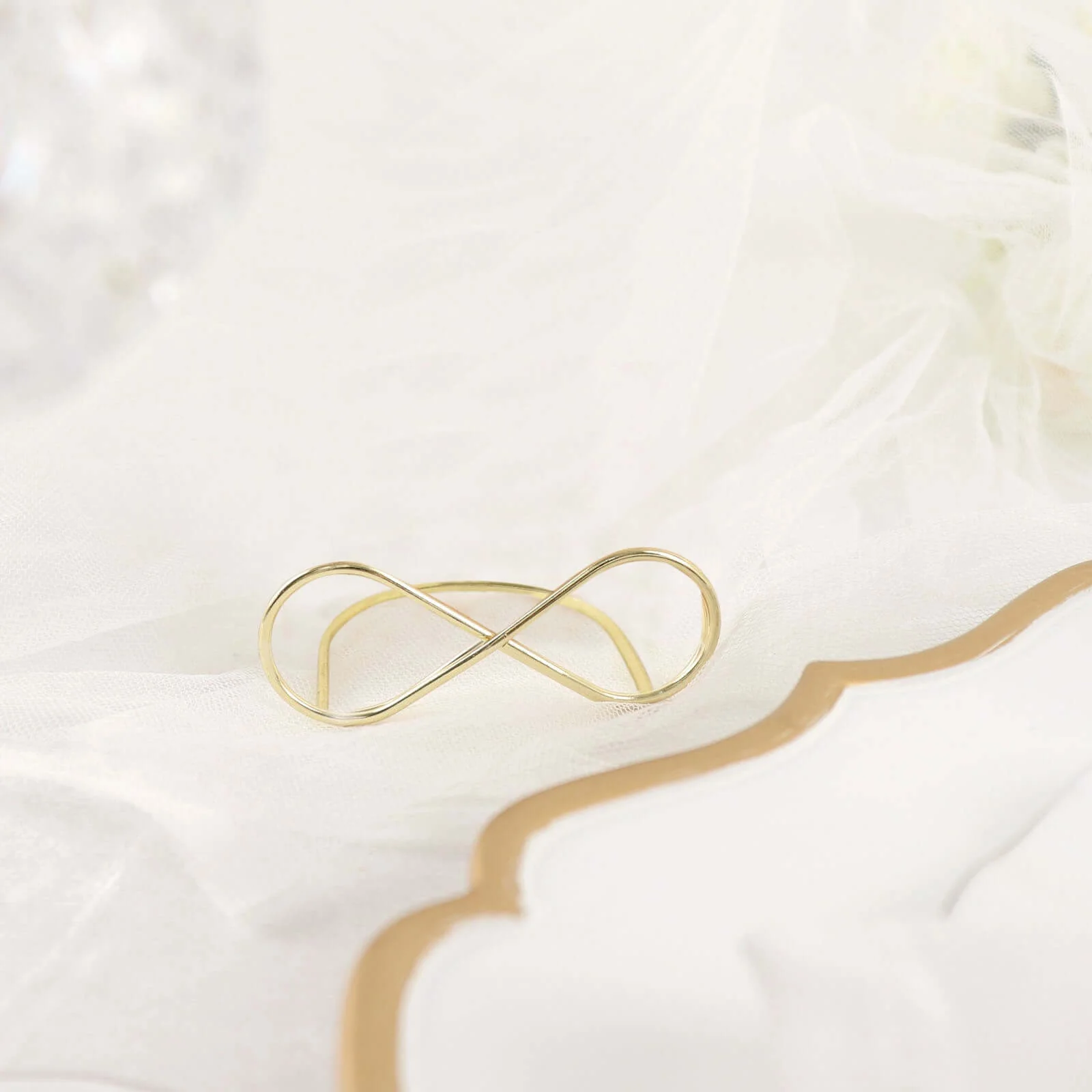 10-Pack Metal Card Holder Stands 3" Infinity Design Gold - Table Number Stands and Wedding Place Card Menu Clips - Image 6