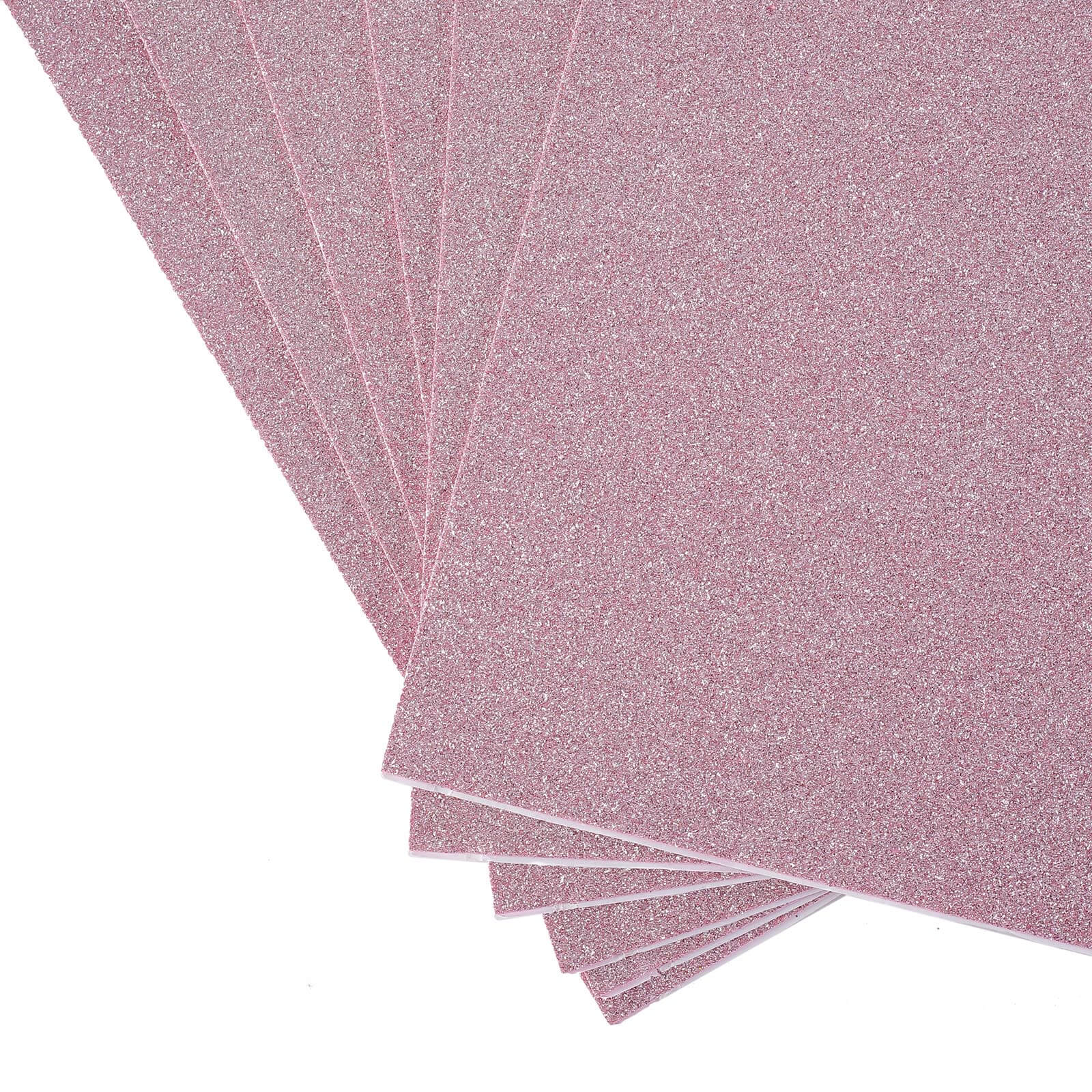 10 Pack Pink Self-Adhesive Glitter DIY Craft Foam Sheets 12"x10" - Image 21