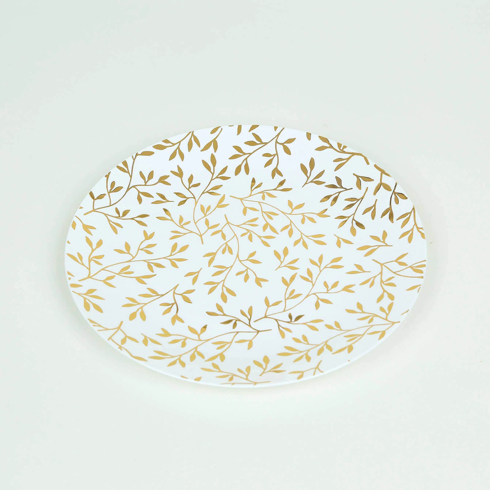 10-Pack Plastic Round Salad Dessert Plates 8" White - Image 7