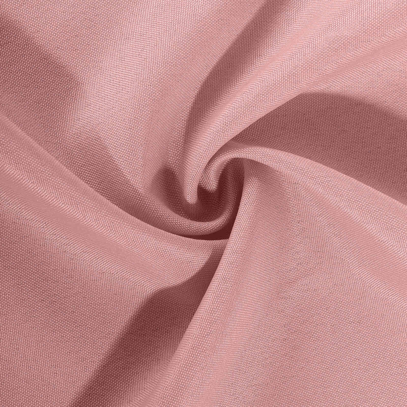 10 Pack Polyester Banquet Chair Covers Dusty Rose - Reusable Stain-Resistant Slipcovers - Image 8