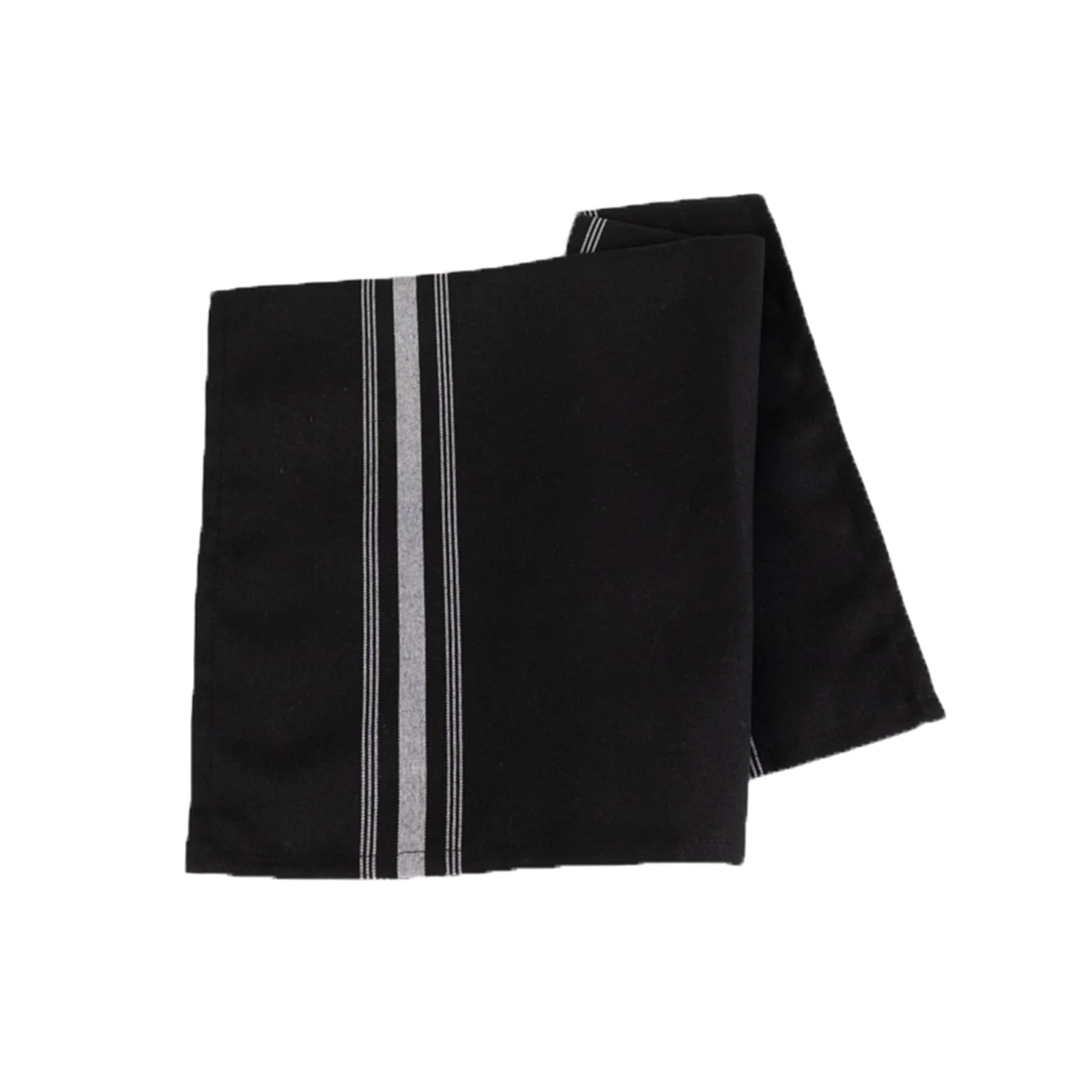 10 Pack Premium Spun Polyester Napkins 18"x22" Black/White Bistro Style - Soft & Highly Durable Dinner Napkins - Image 7
