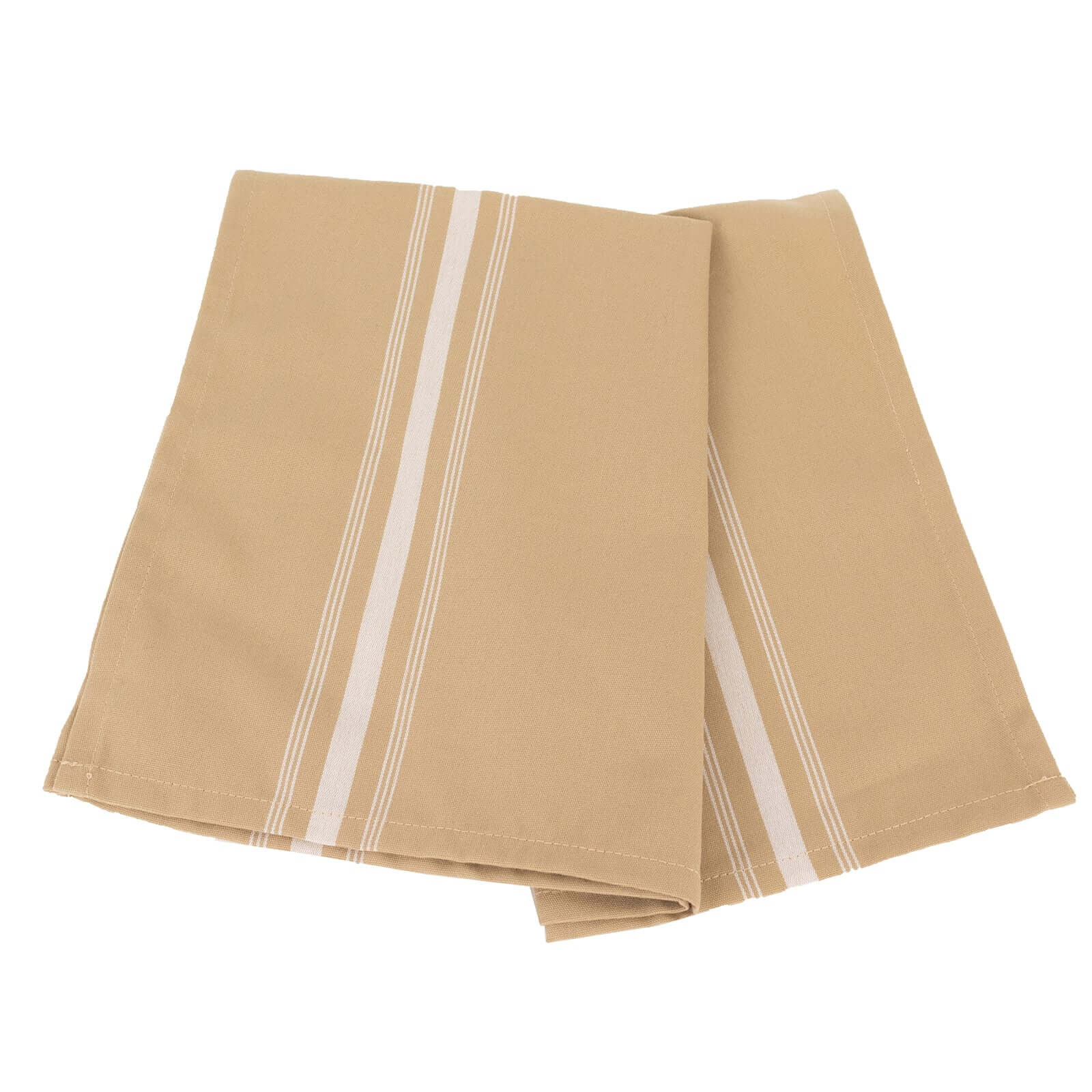 10 Pack Premium Spun Polyester Napkins 18"x22" Champagne /White Bistro Style - Soft & Highly Durable Dinner Napkins - Image 7