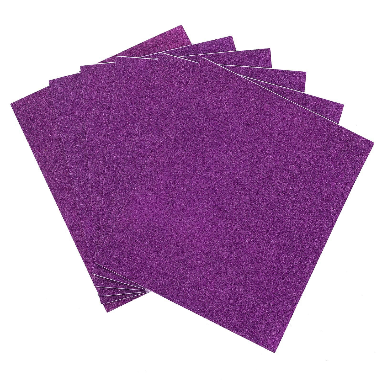10 Pack Purple Self-Adhesive Glitter DIY Craft Foam Sheets 12"x10" - Image 19