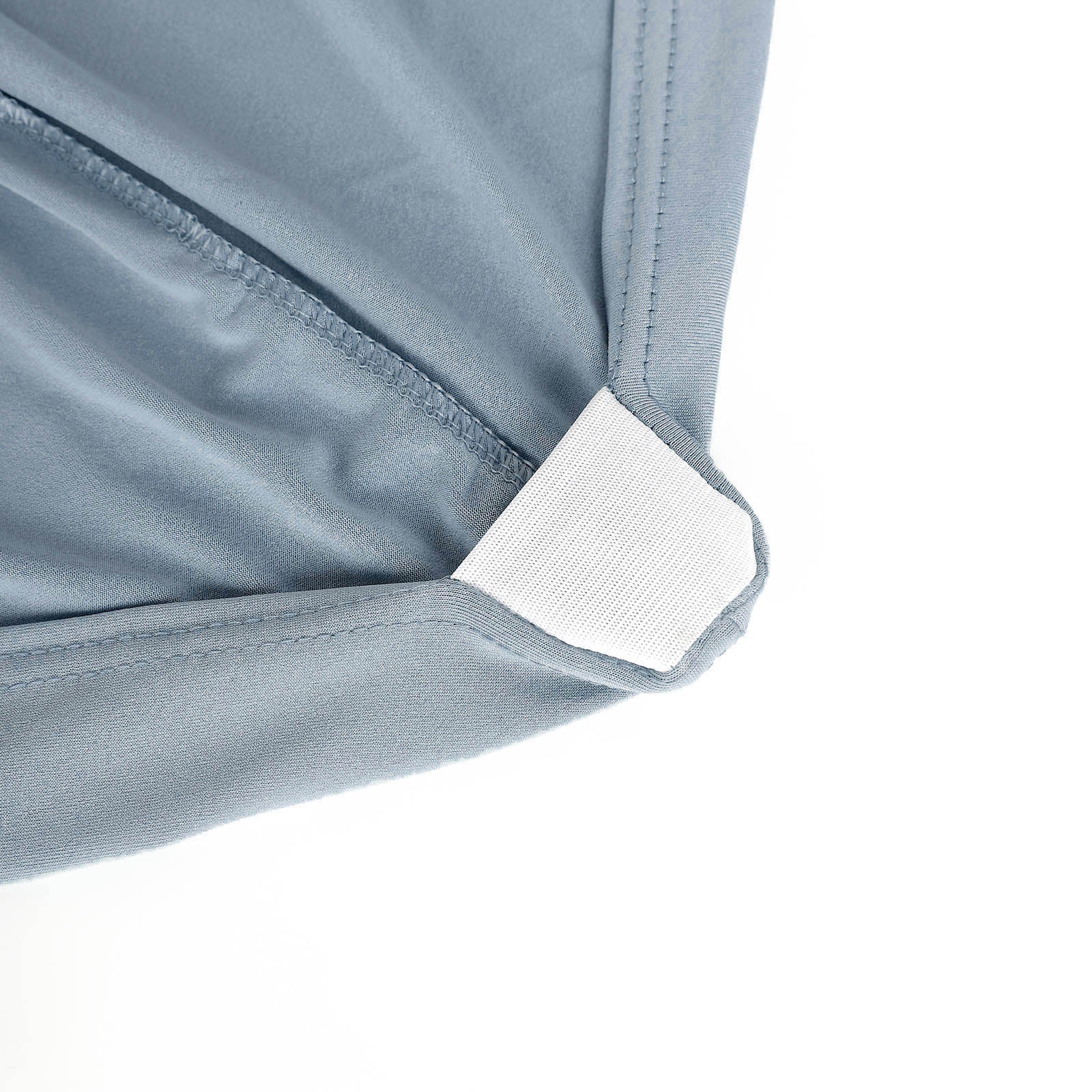 10 Pack Stretch Spandex Folding Chair Covers Dusty Blue - 160GSM Superior Durability with a Snug Fit Slipcovers - Image 10