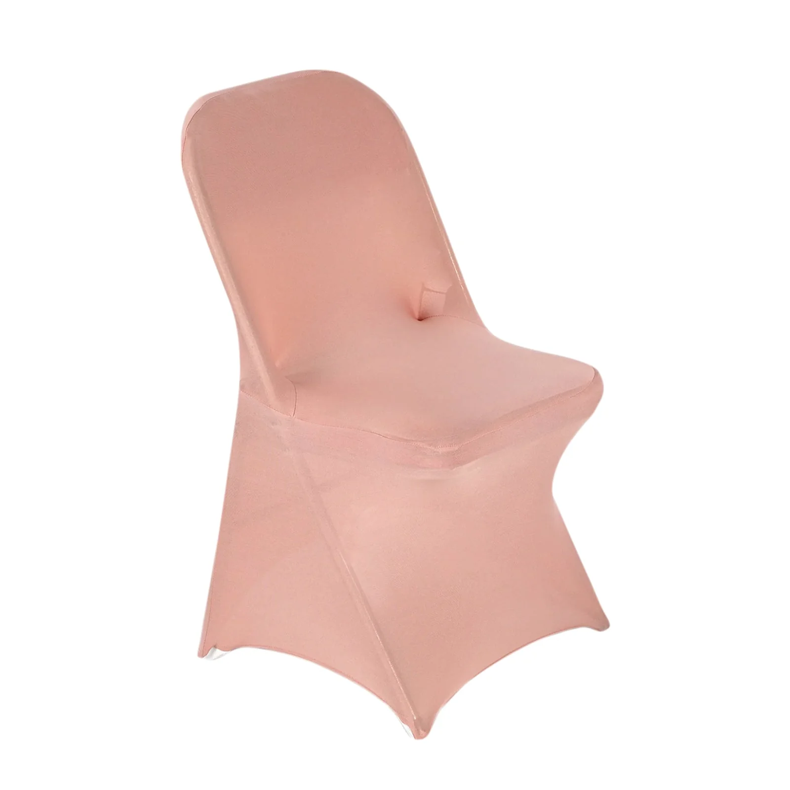 10 Pack Stretch Spandex Folding Chair Covers Dusty Rose - 160GSM Superior Durability with a Snug Fit Slipcovers - Image 5