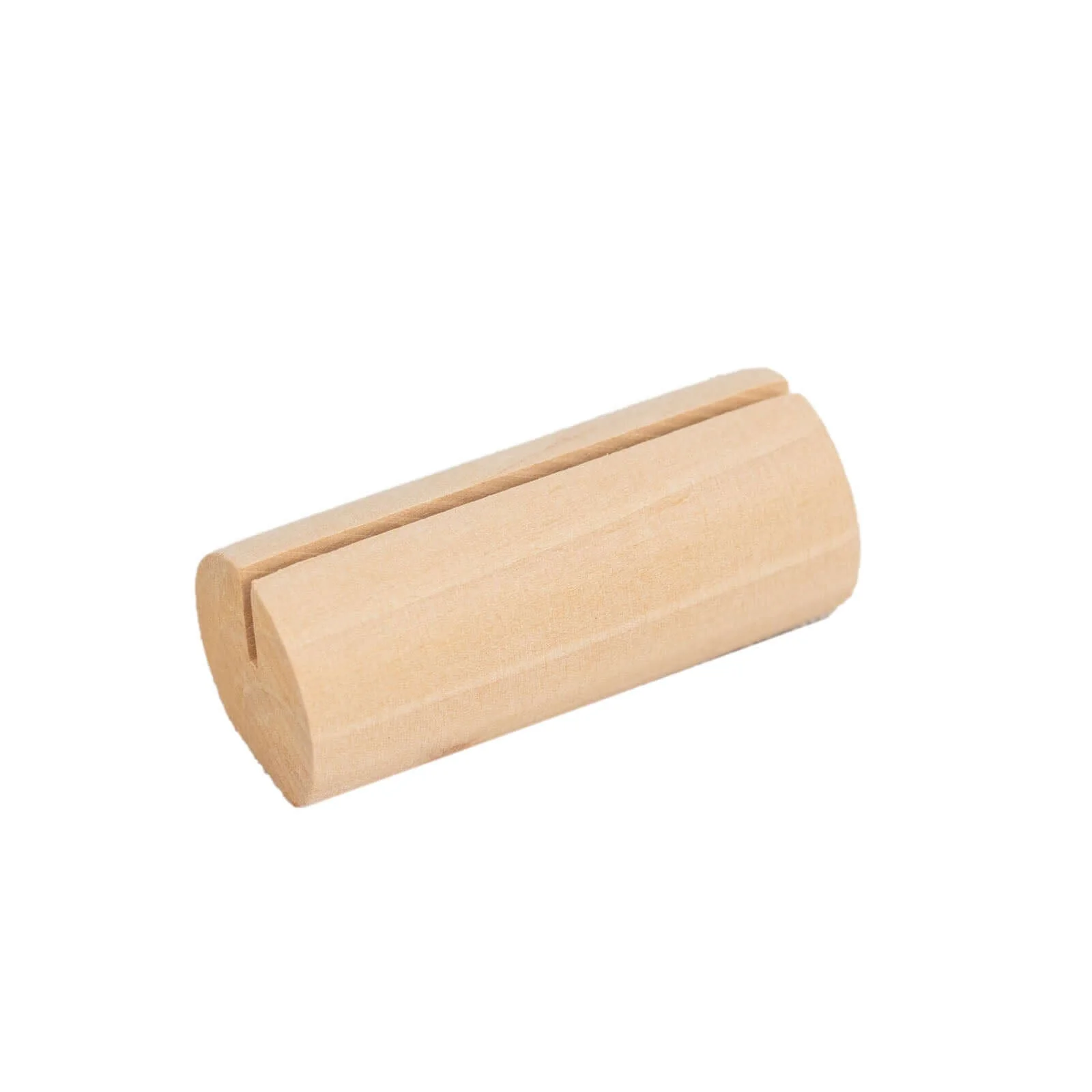 10-Pack Wooden Place Card Holders 2" Farmhouse Cylindrical Design Natural - Rustic Table Number Stands - Image 7