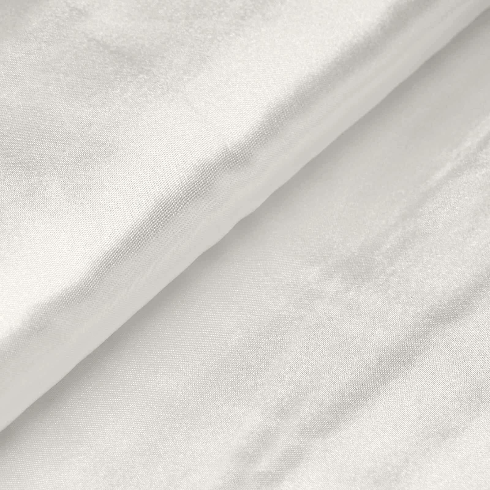 Ivory Satin Fabric Bolt 10 Yards 54"