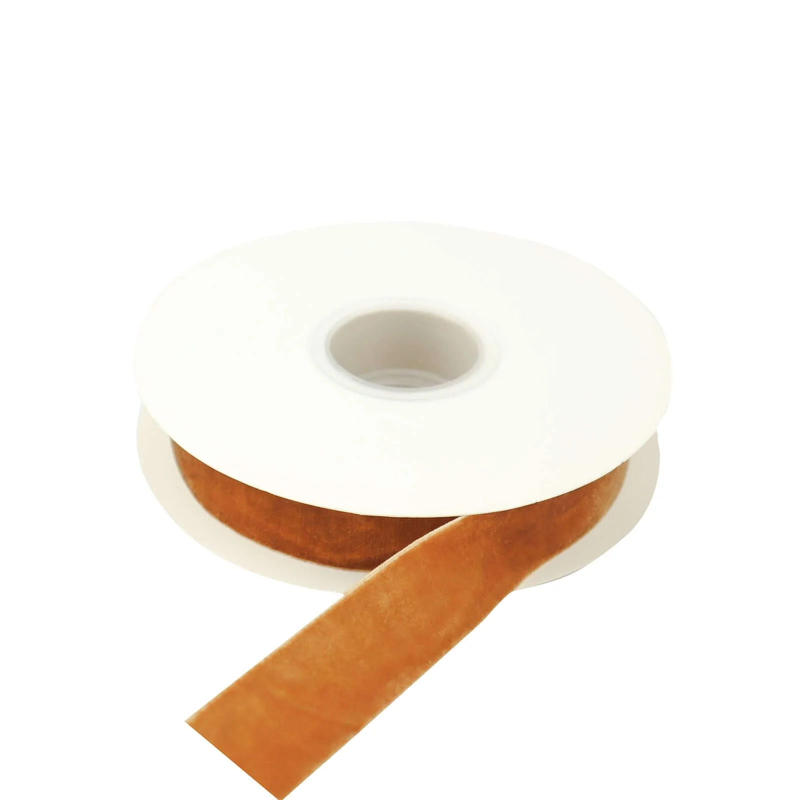 Gold Velvet Single Faced Ribbon Spool, DIY Craft Supplies, Velvet and Nylon Ribbon Roll 10 Yards 1" - Image 7