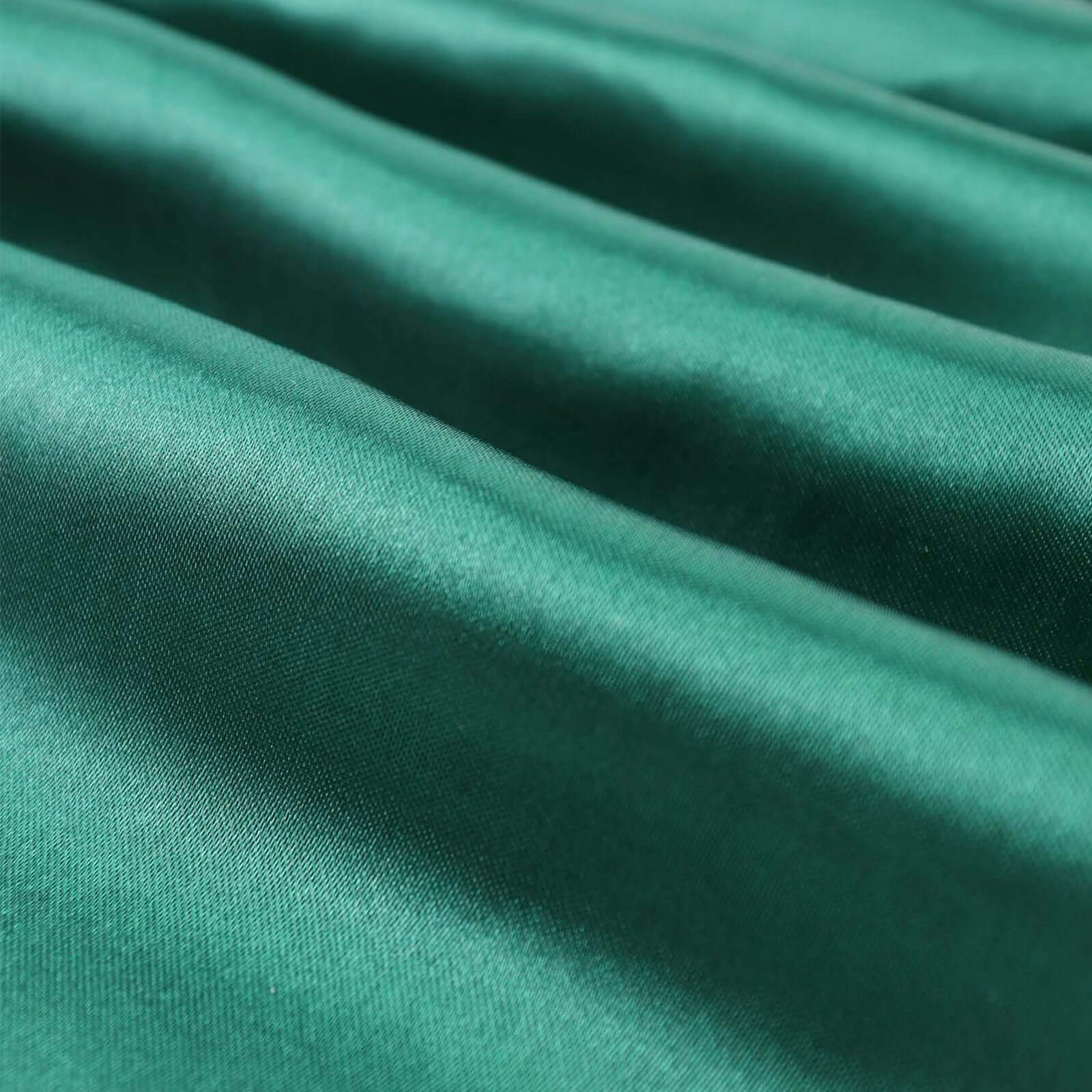 Hunter Emerald Green Satin Fabric Bolt 10 Yards x 54" - Image 2