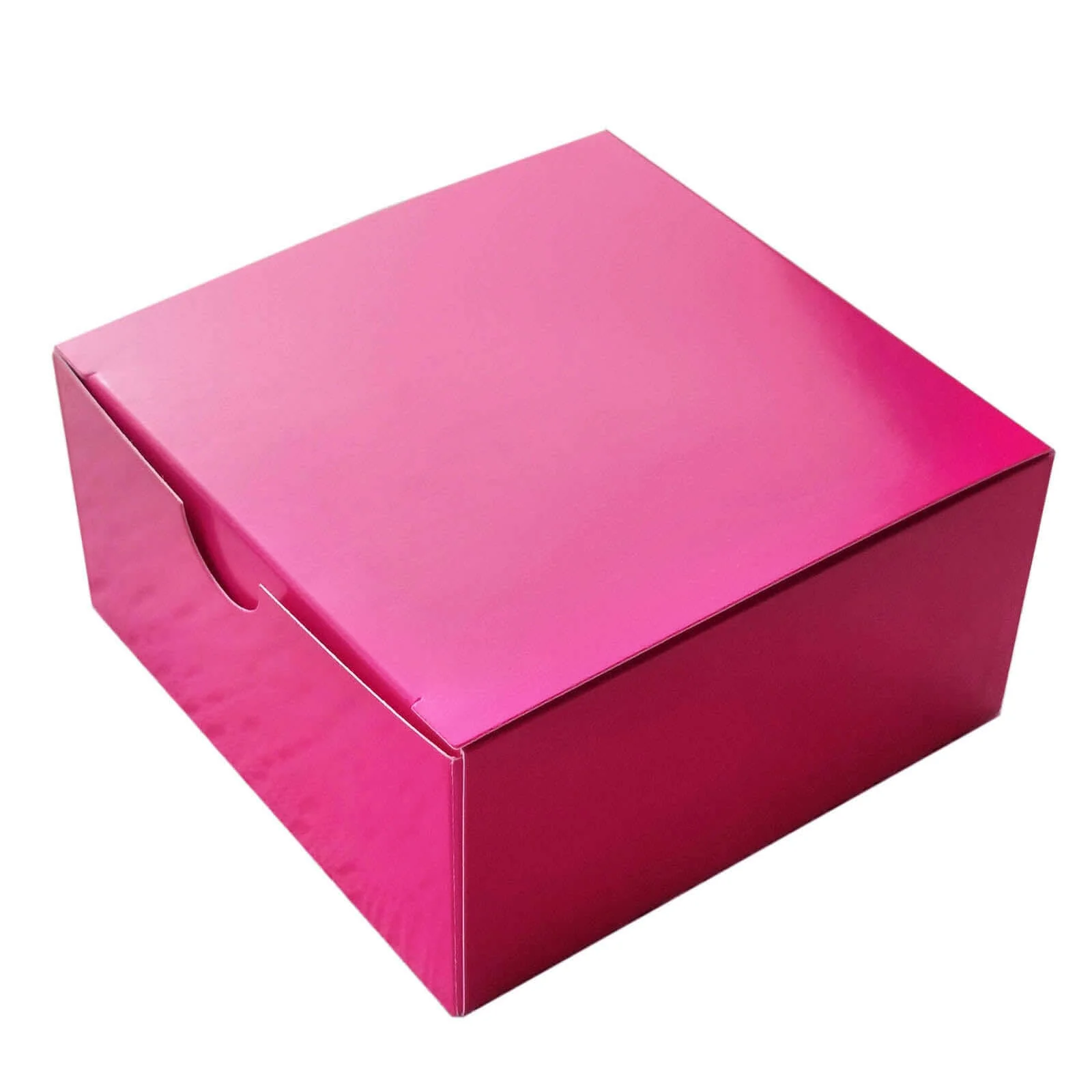 100 Pack Fuchsia Cake Cupcake Party Favor Gift Boxes, DIY 4"x4"x2" - Image 8