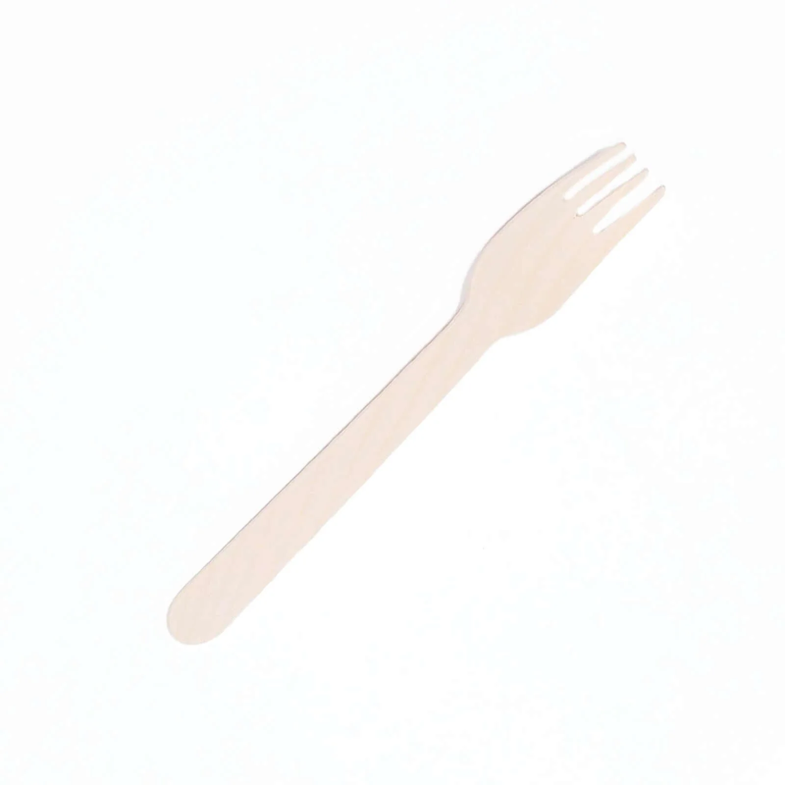 100-Pack Birchwood Forks 6" Natural - Eco Friendly Disposable Wooden Cutlery for BBQs, Picnics & Rustic-Themed Events - Image 8