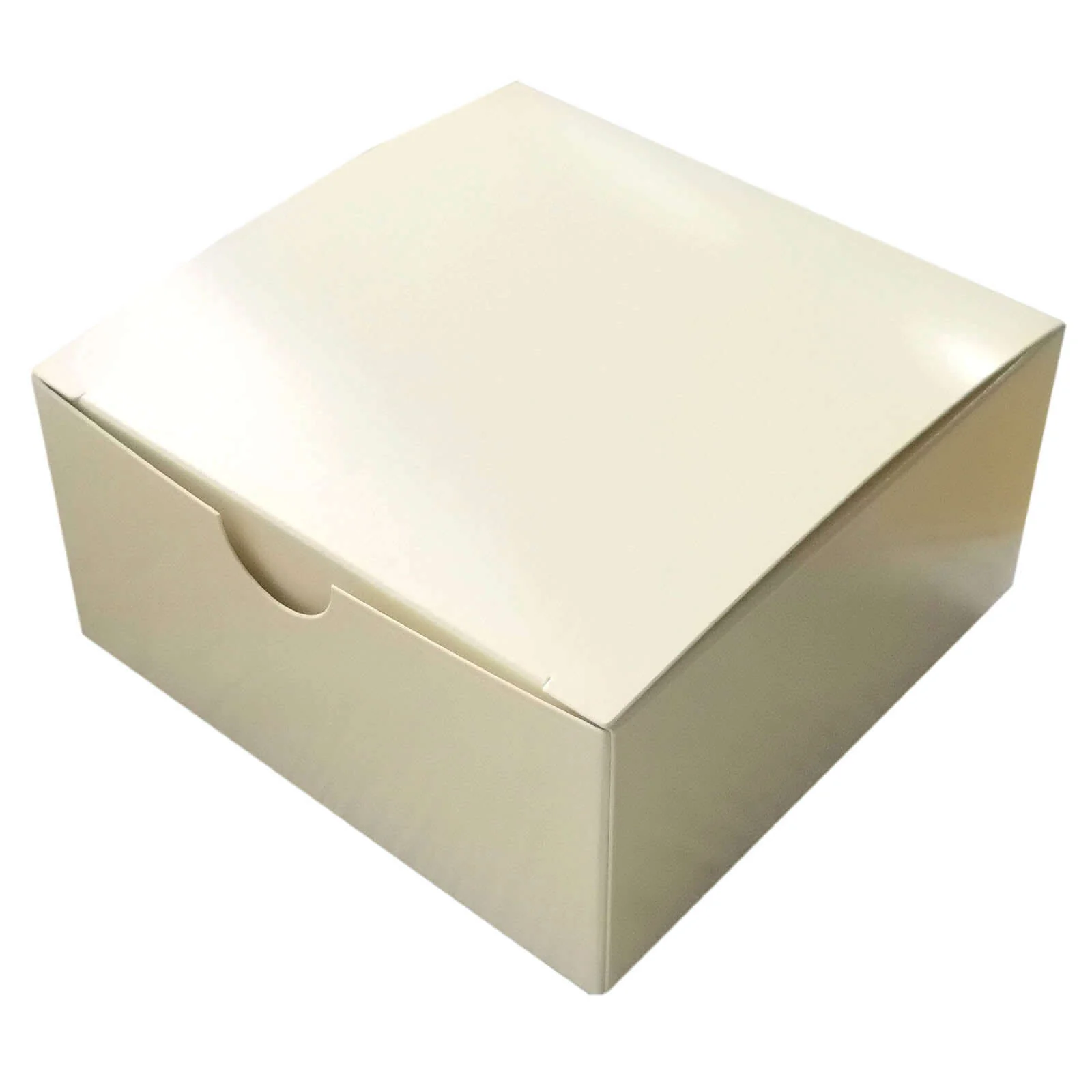 100 Pack Ivory Cake Cupcake Party Favor Gift Boxes, DIY 4"x4"x2" - Image 8