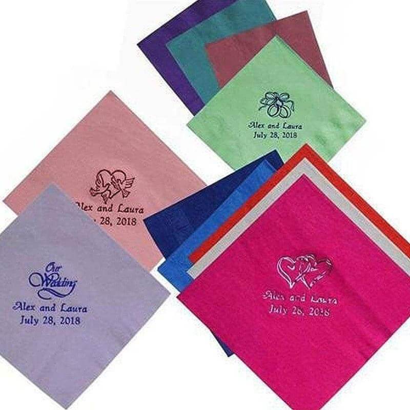 100-Pack Paper Cocktail Napkins Personalized Large Emblem - Custom Napkins for Special Occasions - Image 12