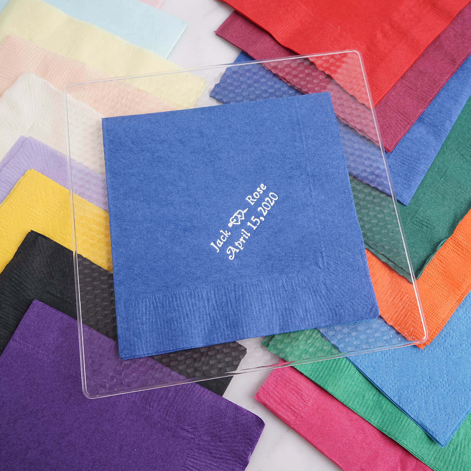 100-Pack Paper Cocktail Napkins Personalized Monogram - Custom Napkins for Parties - Image 11