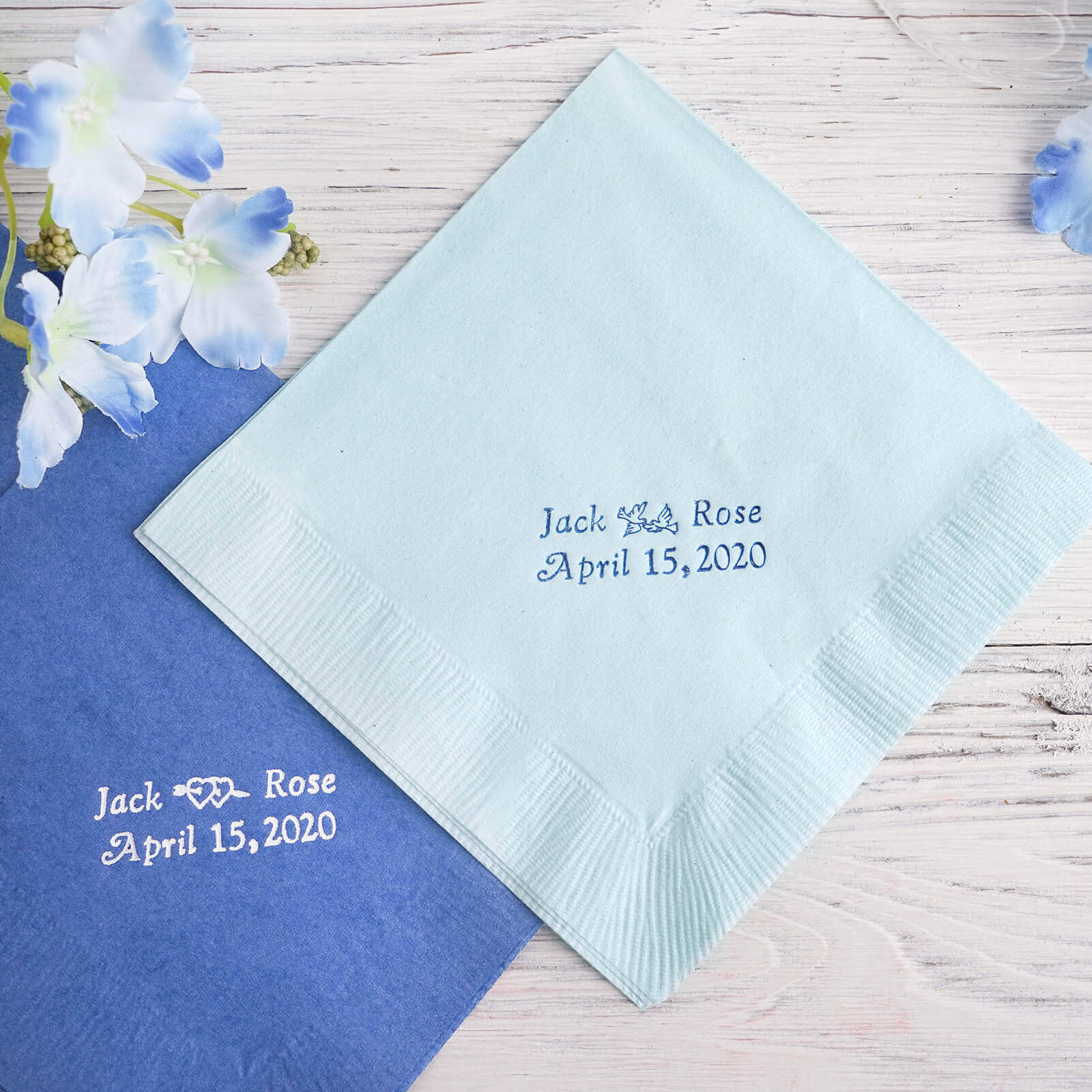 100-Pack Paper Cocktail Napkins Personalized Monogram - Custom Napkins for Parties - Image 12