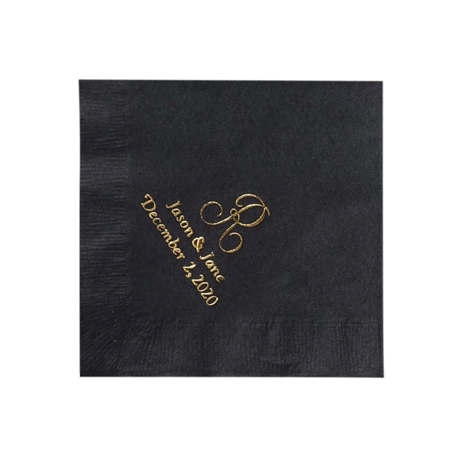 100-Pack Paper Cocktail Napkins Personalized Monogram - Custom Napkins for Parties - Image 16