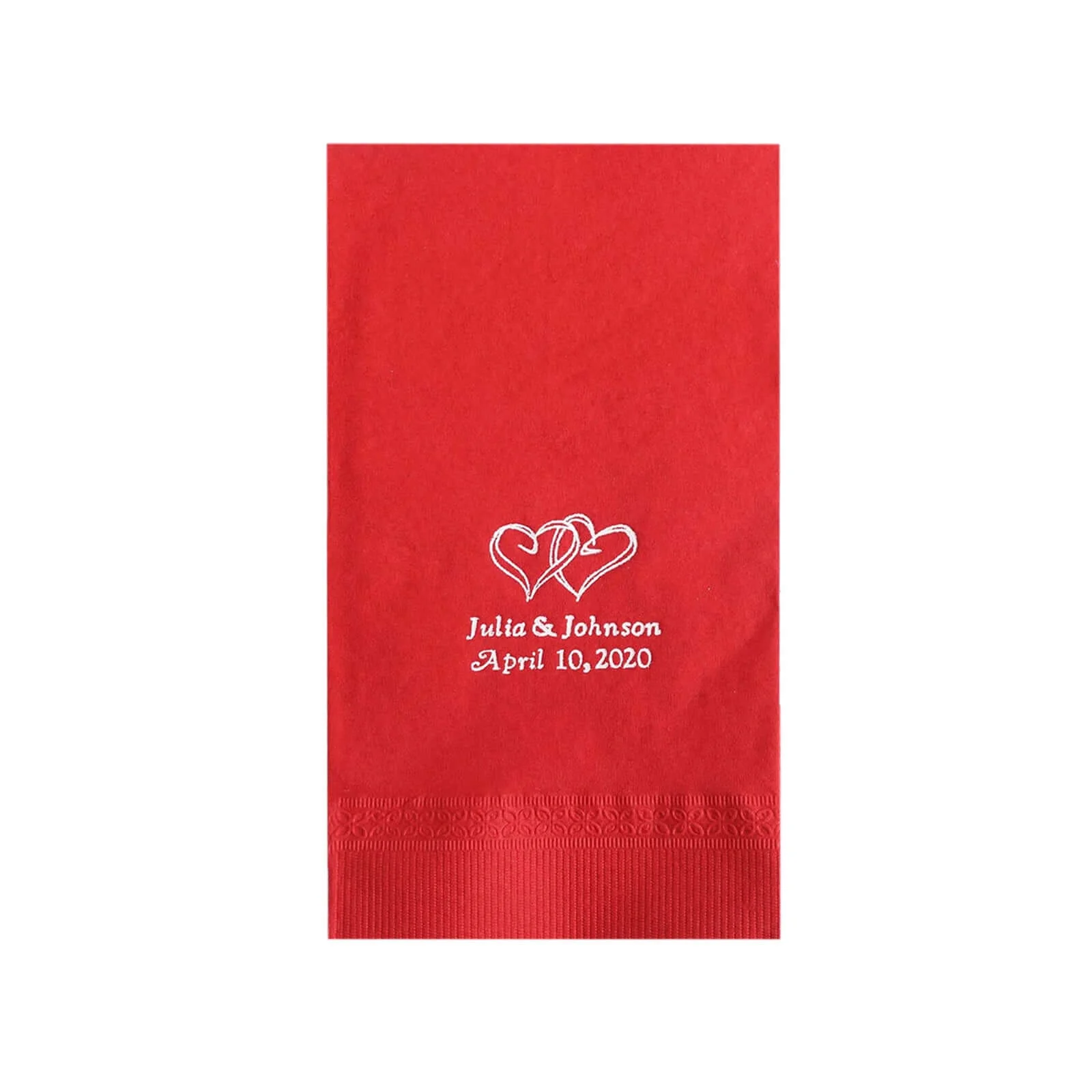 100-Pack Paper Dinner Napkins Personalized Large Emblem - Custom Wedding Napkins for Events - Image 12