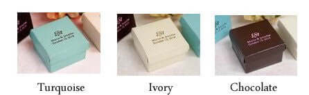 100 Pack Personalized Wedding Favor Gift Boxes, Custom Party Favors 2.5"x1.5" - Image 3