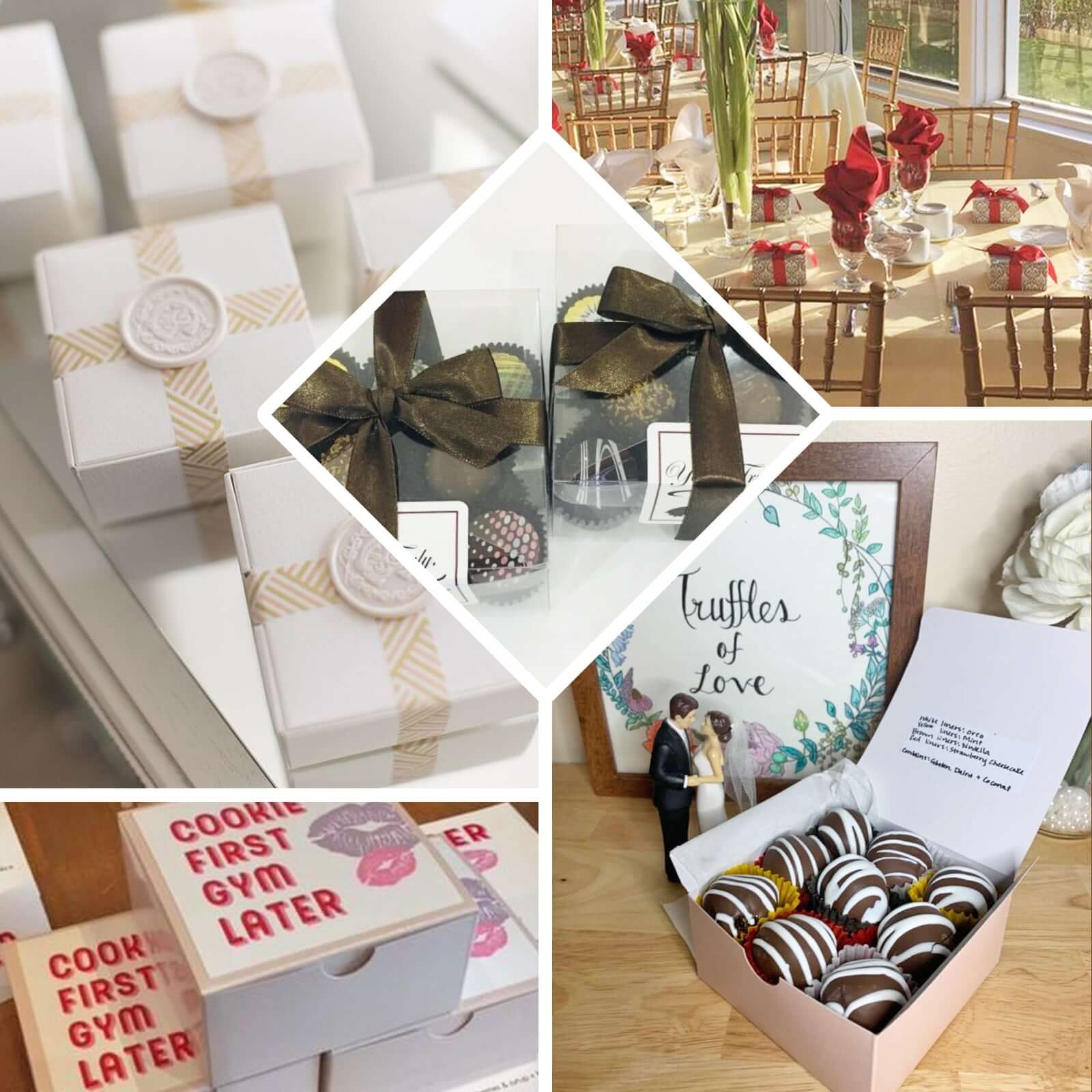 100 Pack Silver Cake Cupcake Party Favor Gift Boxes, DIY 4"x4"x2" - Image 5