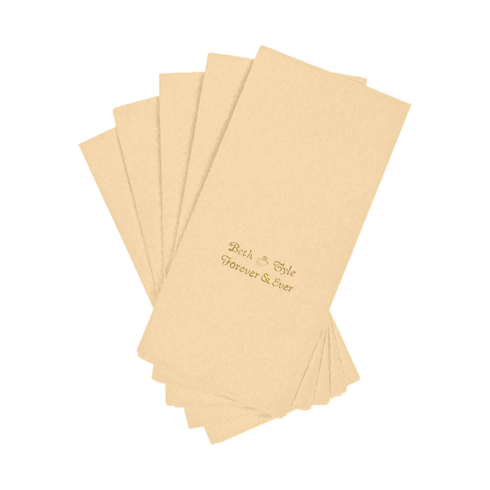 100-Pack Soft Airlaid Paper Dinner Napkins Personalized Small Emblem - Custom Highly Absorbent Party Napkins - Image 18