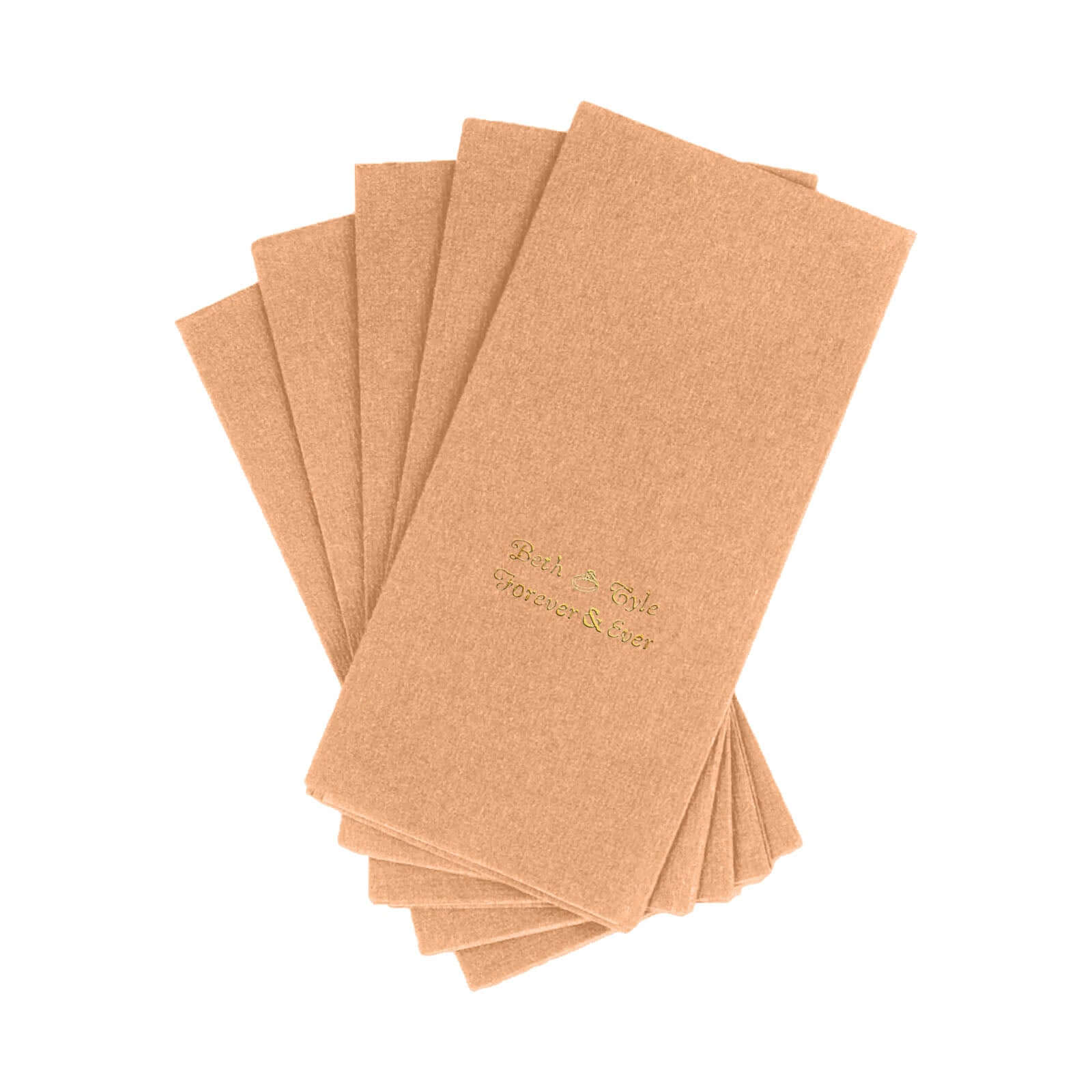 100-Pack Soft Airlaid Paper Dinner Napkins Personalized Small Emblem - Custom Highly Absorbent Party Napkins - Image 26