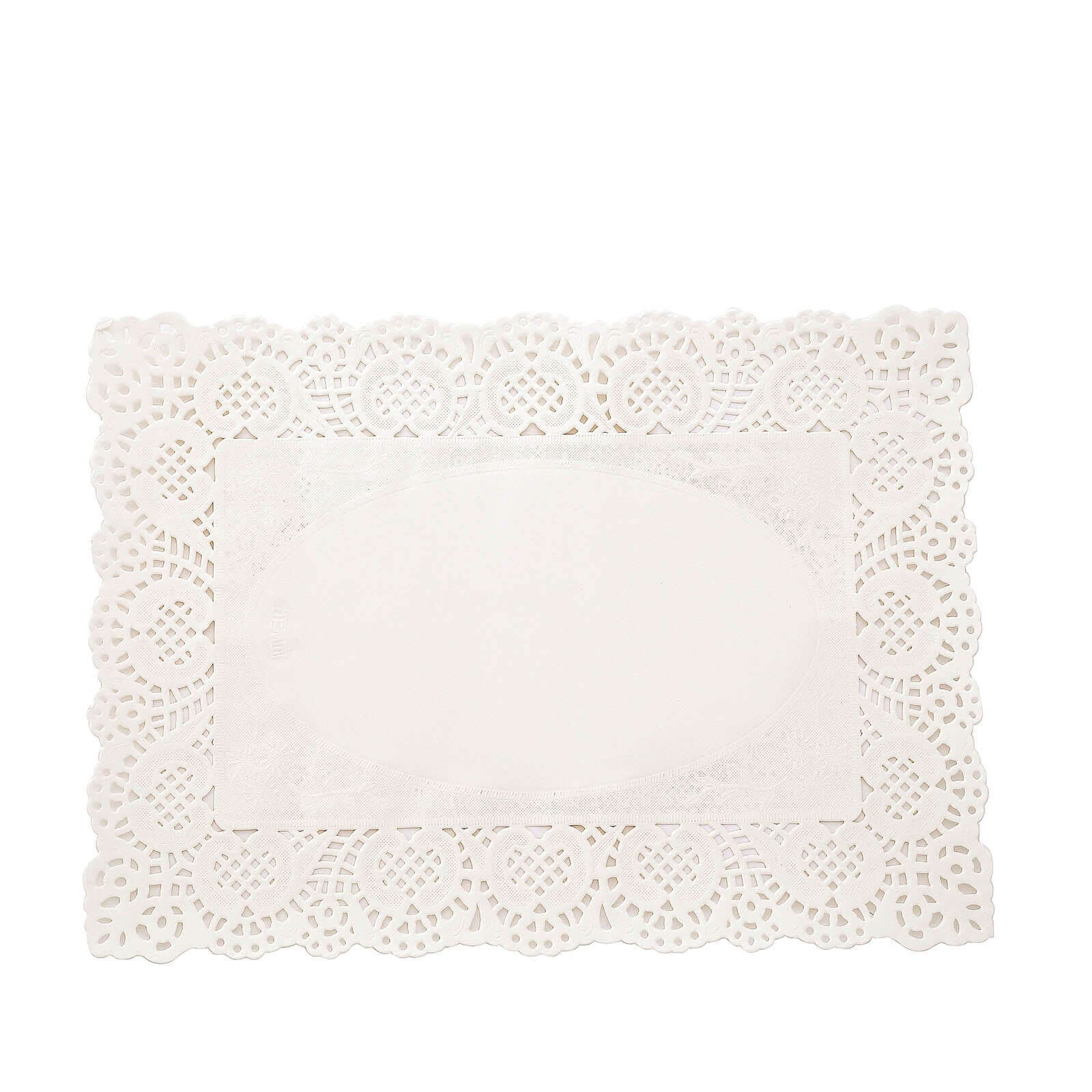 100 Pcs Paper Rectangle Placemats 14"x10" White - Food Grade Lace Paper Doilies for Desserts, Crafts & Table Decor - Image 7