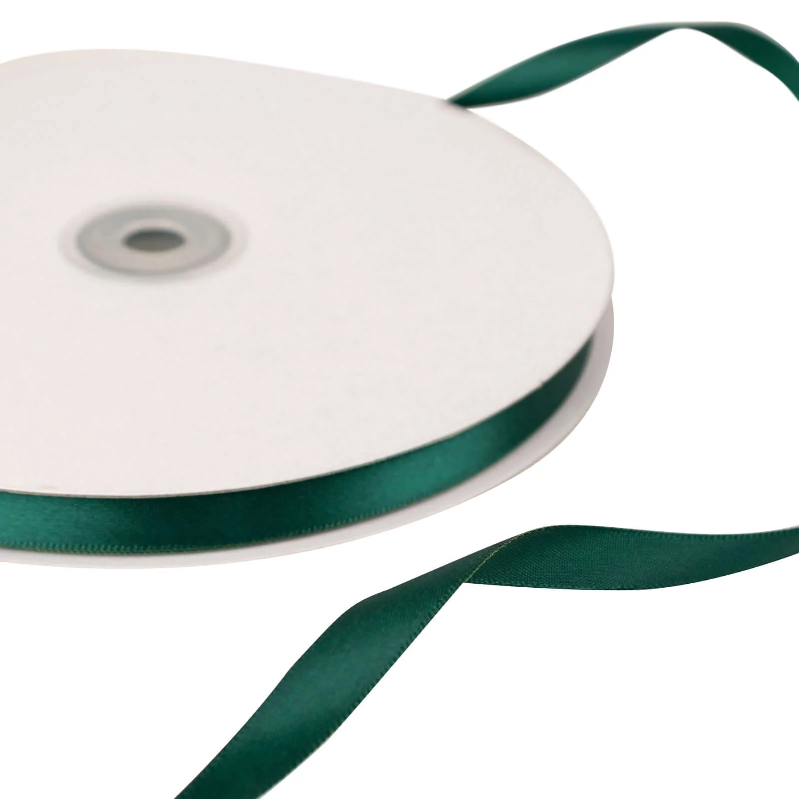 Hunter Emerald Green Single Face Decorative Satin Ribbon 100 Yards 3/8" - Image 6
