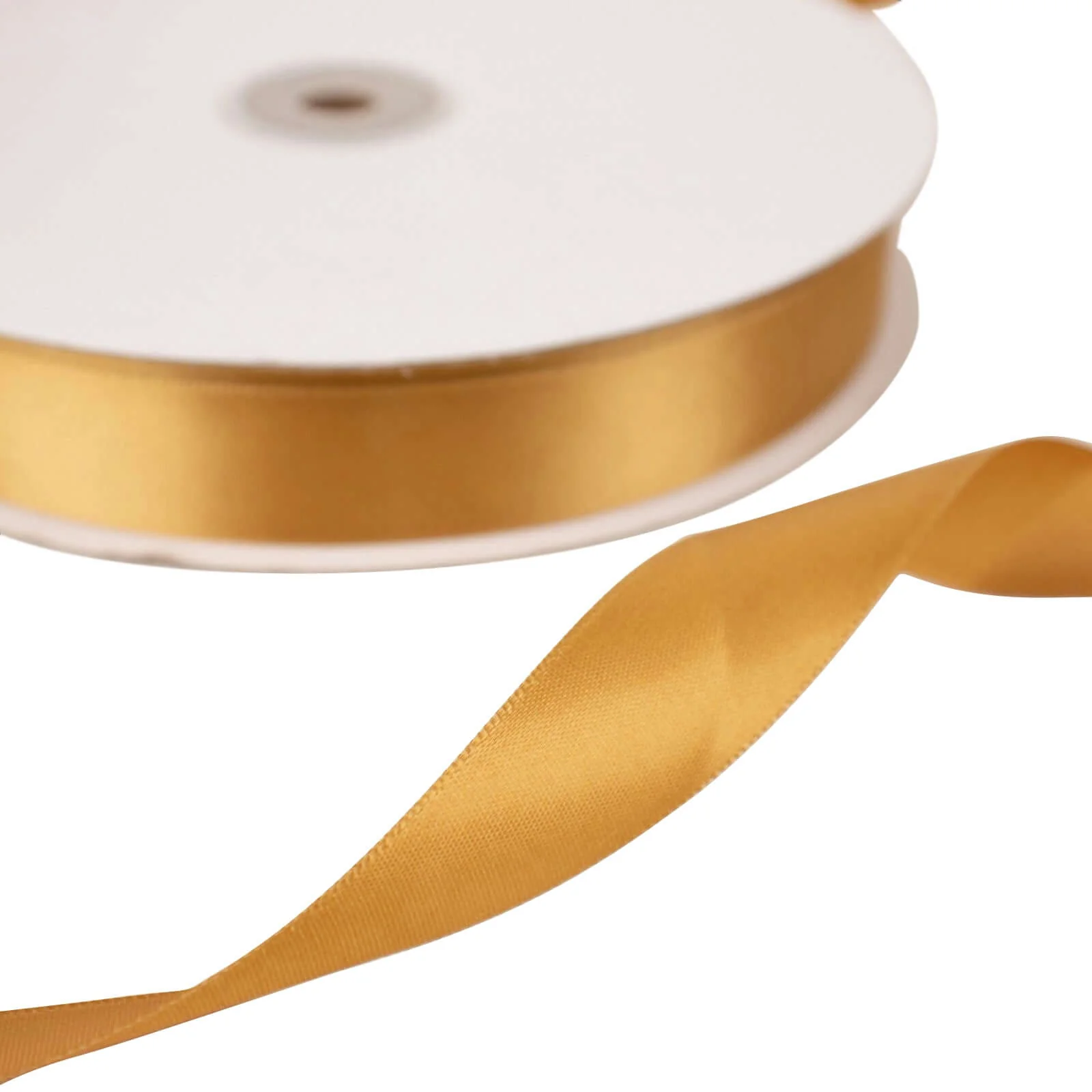 Gold Single Face Decorative Satin Ribbon 100 Yards 7/8" - Image 8