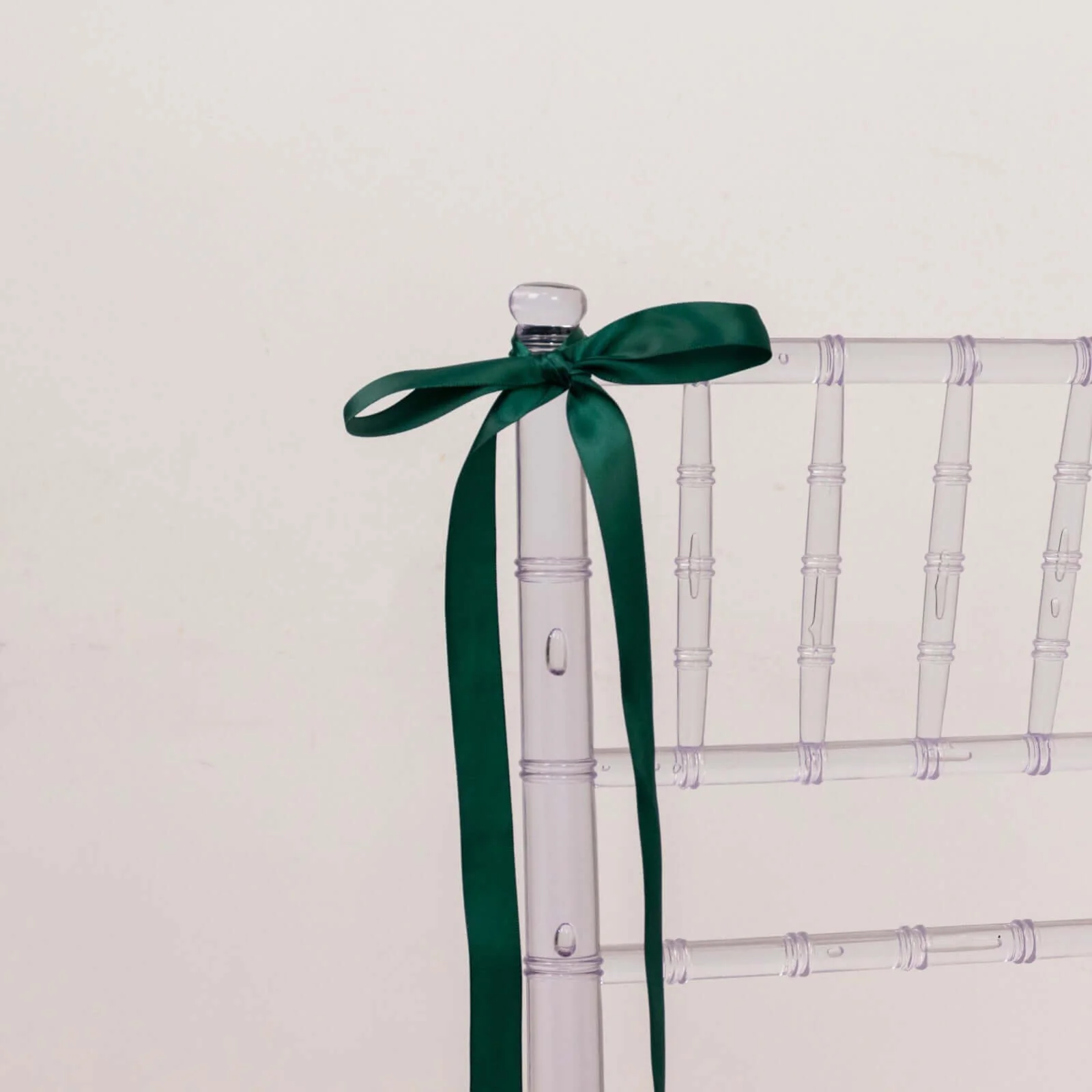 Hunter Emerald Green Single Face Decorative Satin Ribbon 100 Yards 7/8" - Image 9