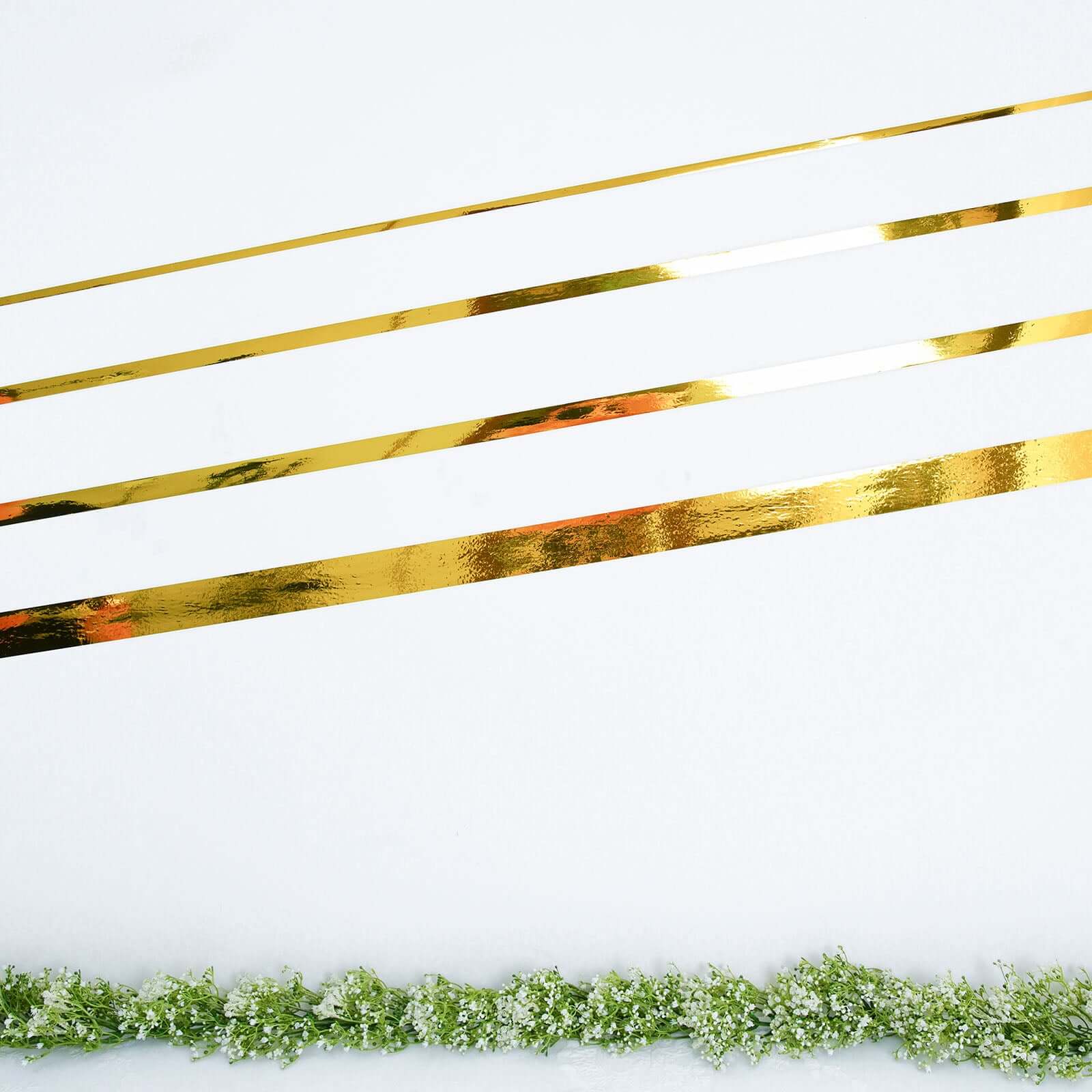 Gold Metallic Film DIY Shelf Craft Tape, Mylar Film Tape with Acrylic Adhesive 100 Yds 1" - Image 13