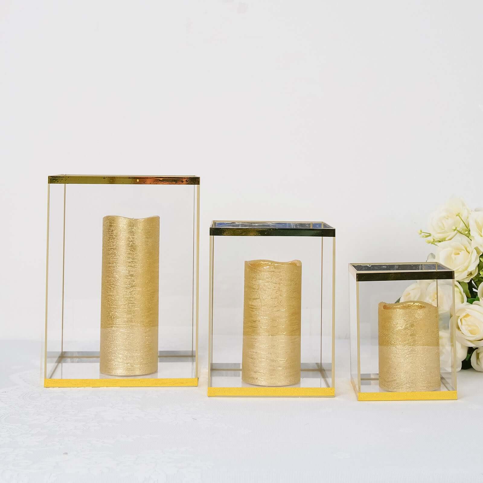 Gold Metallic Film Tape Adhesive, DIY Floral Wrap Craft Decor Tape - Polyester with Acrylic 100 Yds 3/4" - Image 8