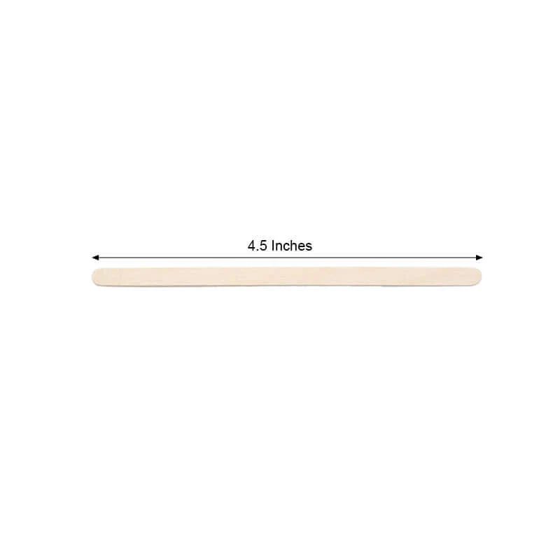 1000-Pack Birchwood Coffee Stirrers 4.5" Natural - Eco-Friendly Wooden Stir Sticks for Hot & Cold Drinks - Image 3