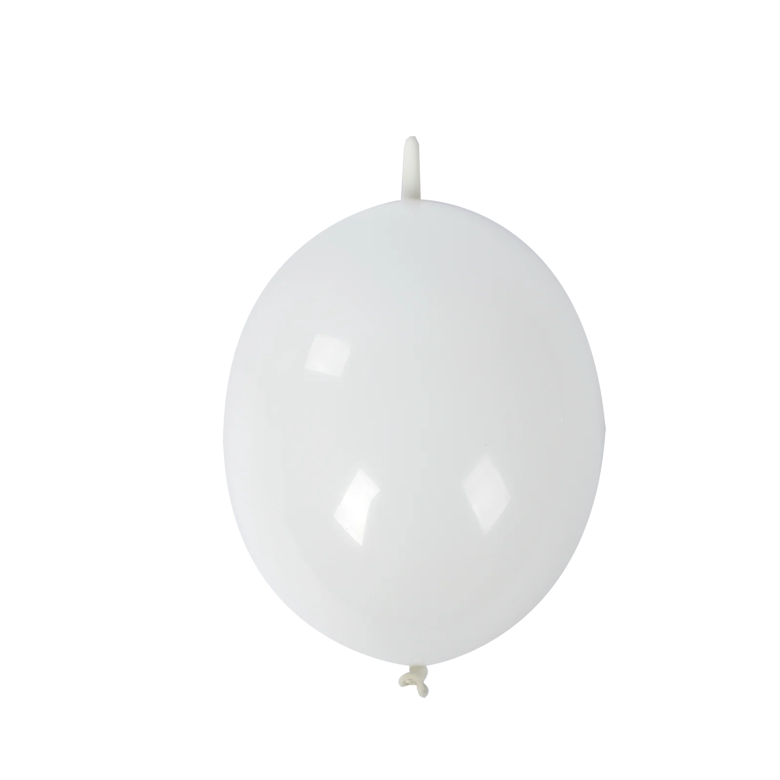 100 Pcs Biodegradable Quick Link Balloons 6" Matte Pastel White, Latex Linking Balloons for Balloon Chains, Garland, Arch, Backdrop & Wall Decor - Image 8
