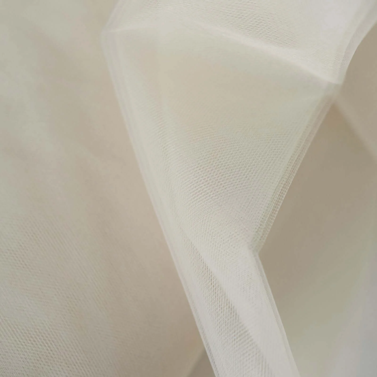 Beige Tulle Fabric Bolt, DIY Craft Fabric Roll 108"x50 Yards - Image 11