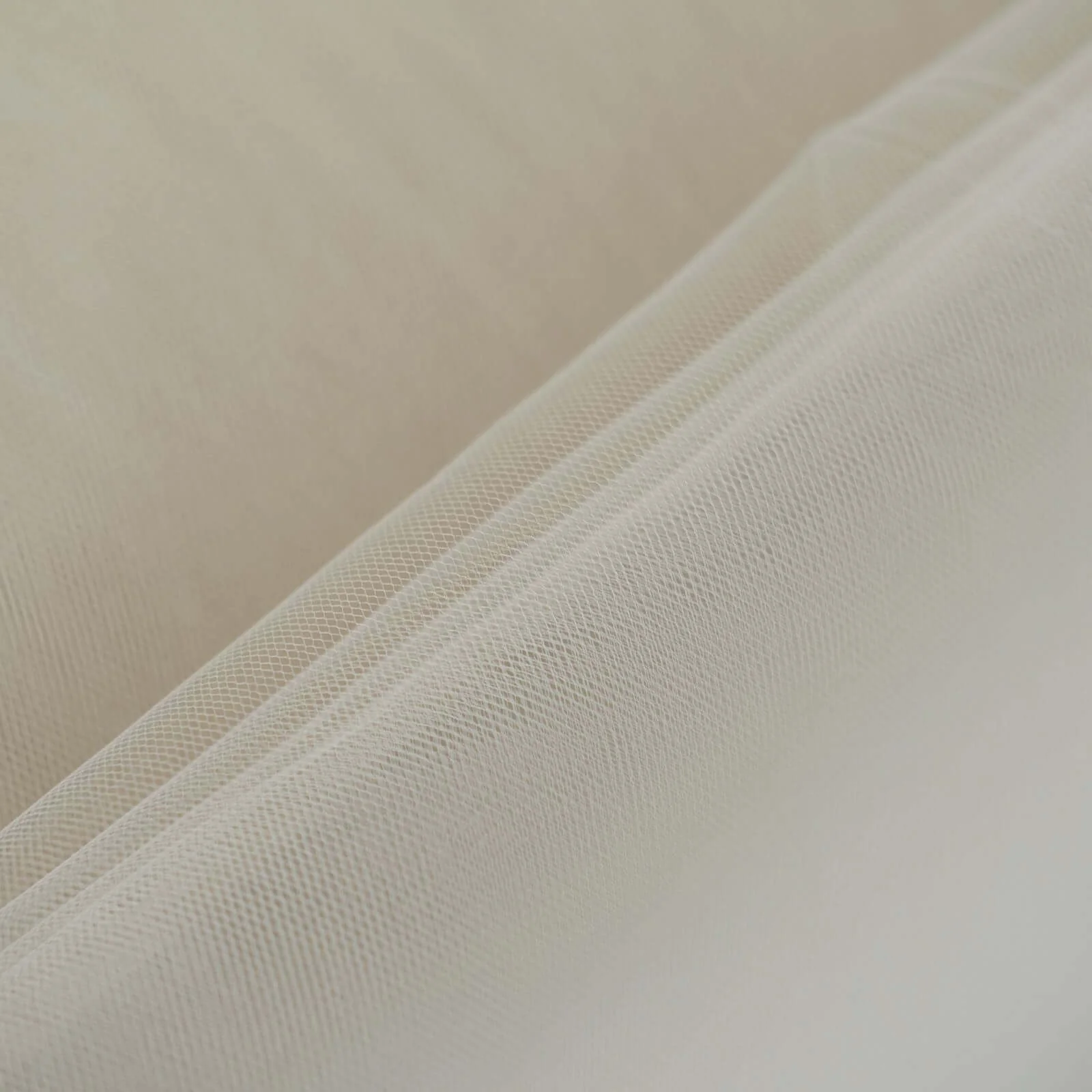 Beige Tulle Fabric Bolt, DIY Craft Fabric Roll 108"x50 Yards - Image 6