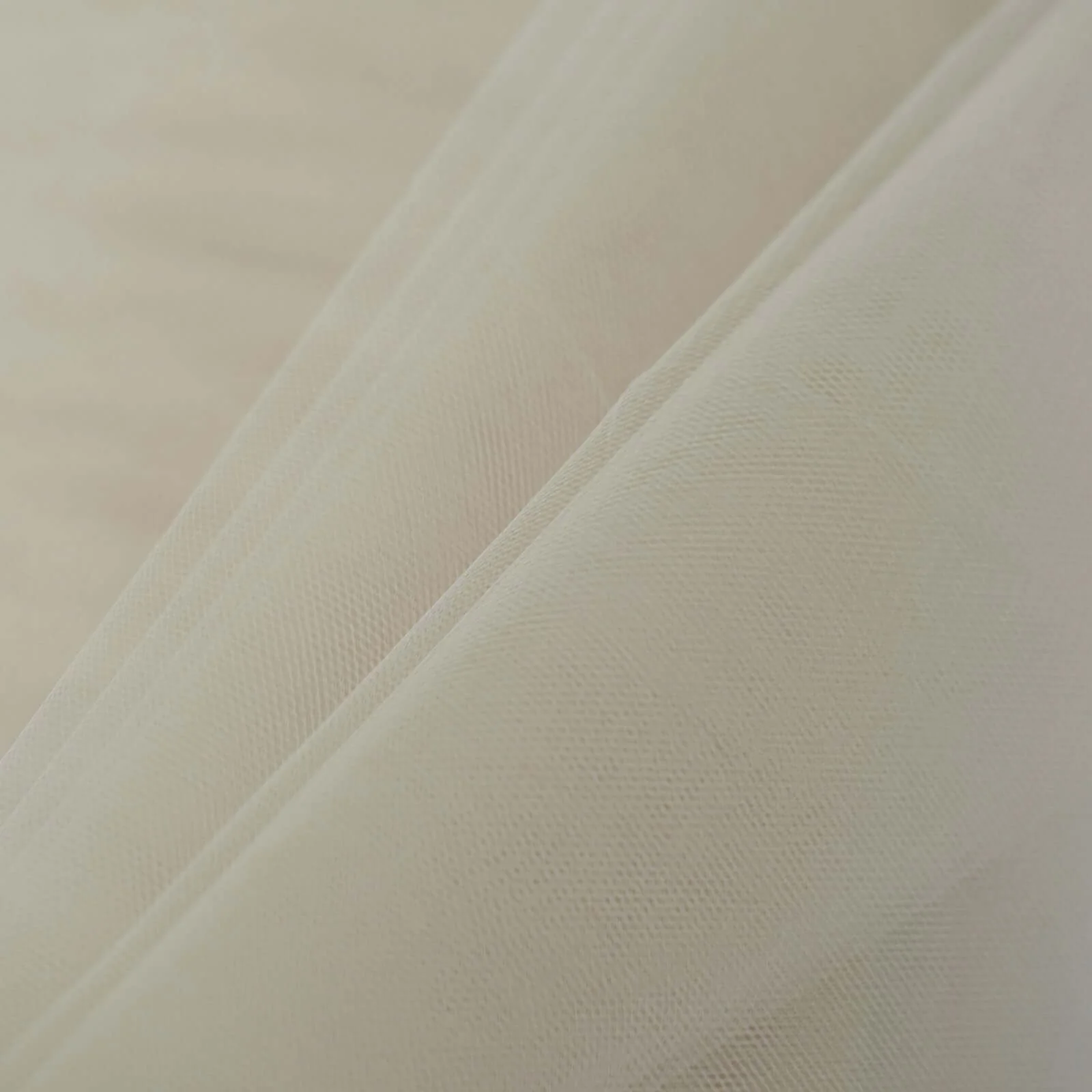 Beige Tulle Fabric Bolt, DIY Craft Fabric Roll 108"x50 Yards - Image 8